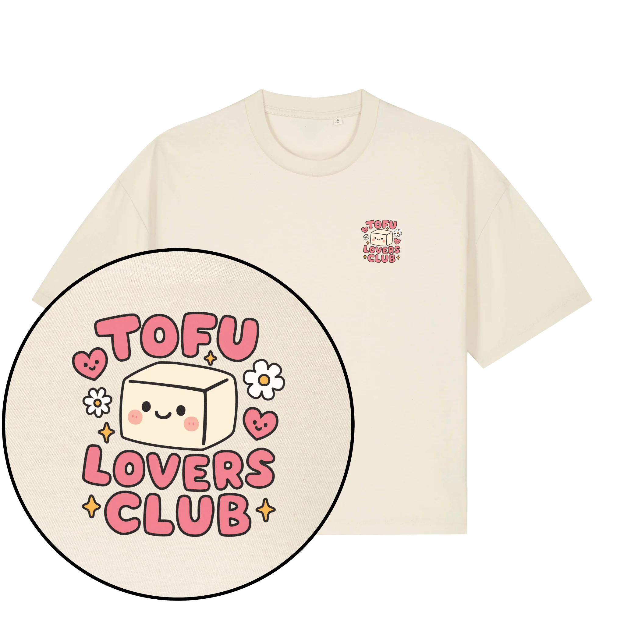 Tofu Lovers Club Women's Boxy T-Shirt - Image 3