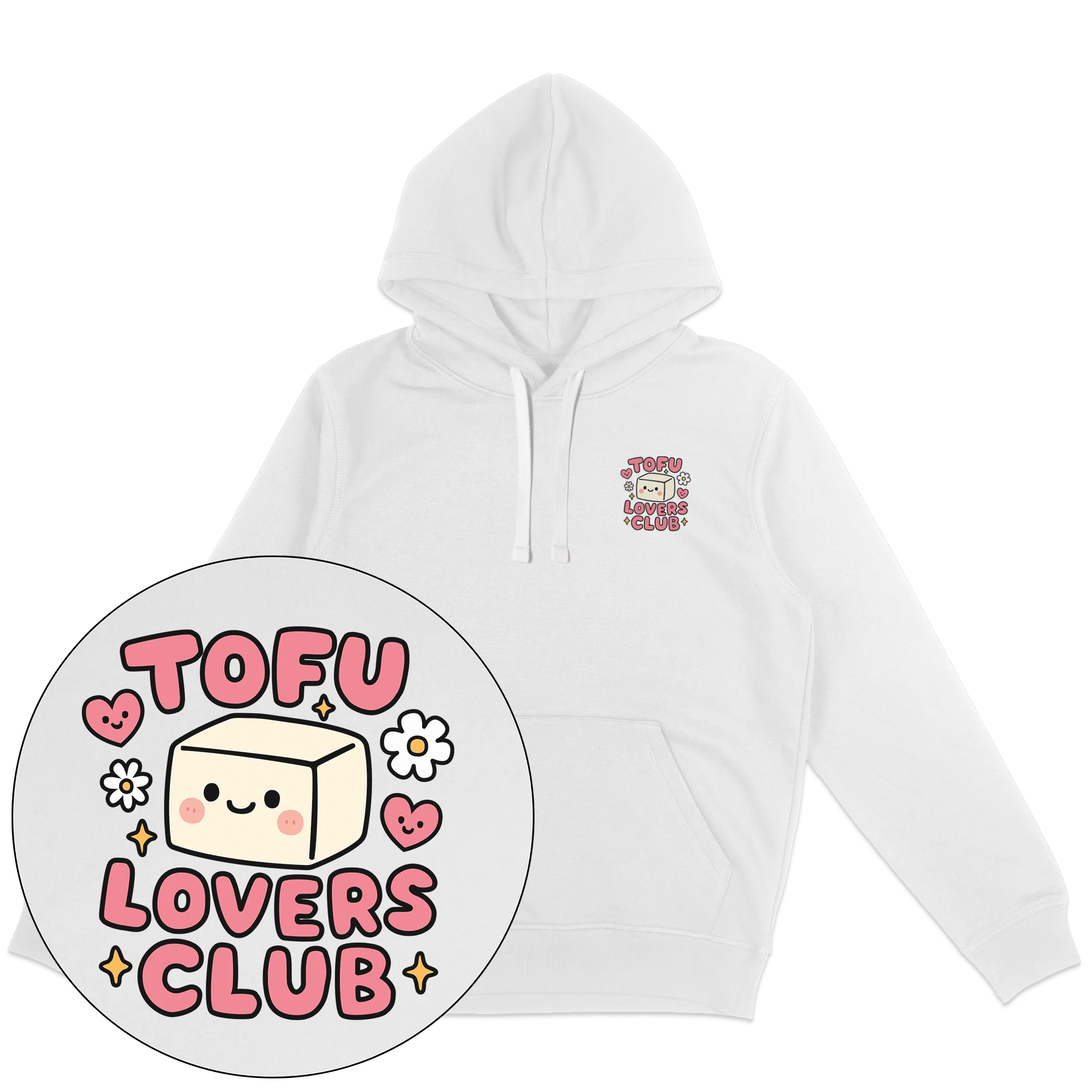 Tofu Lovers Club Hoodie - Image 3