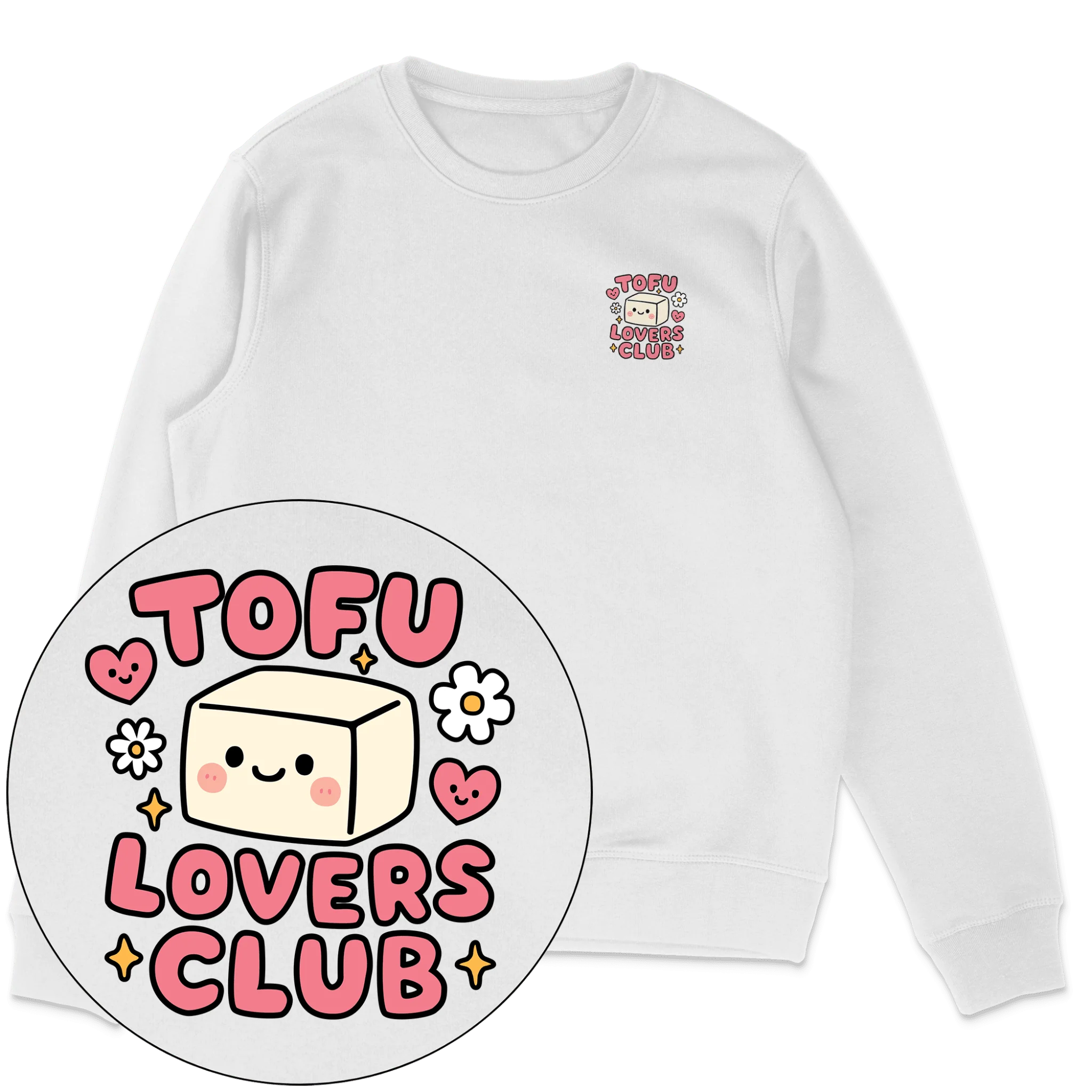 Tofu Lovers Club Sweatshirt - Image 2