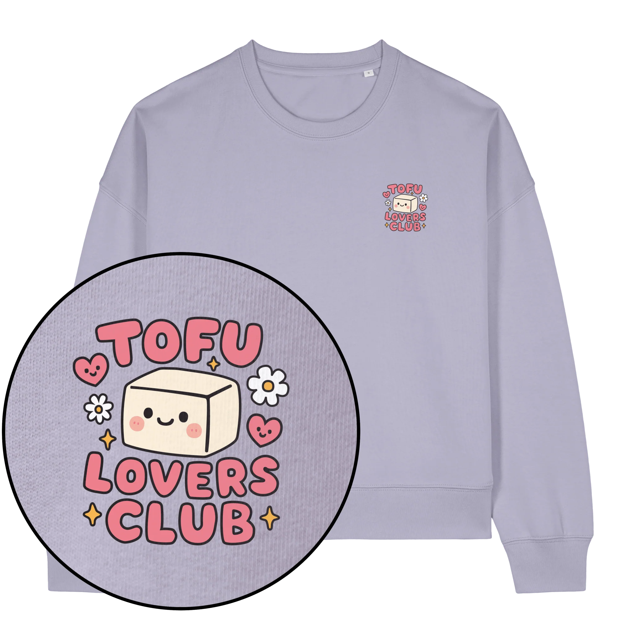 Tofu Lovers Club Women's Sweatshirt - Image 3