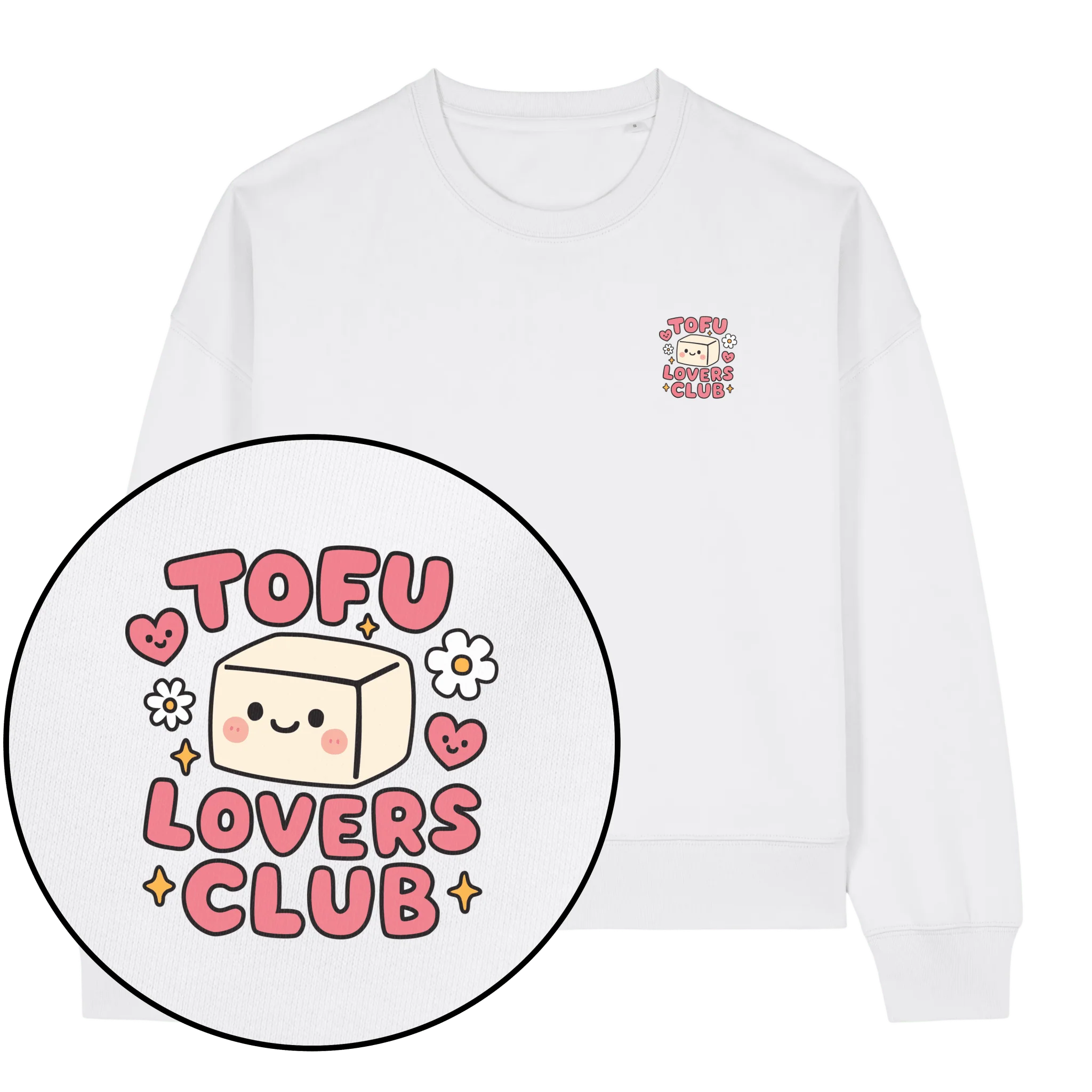 Tofu Lovers Club Women's Sweatshirt - Image 4