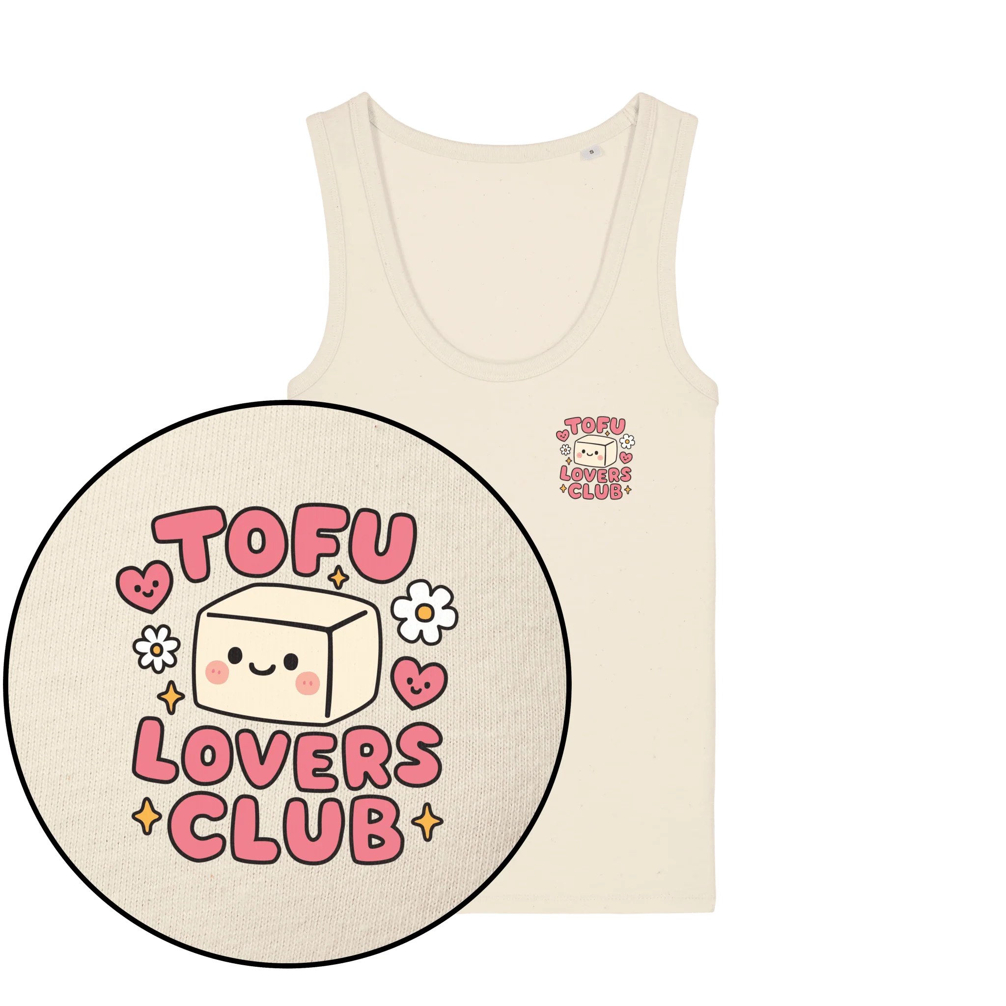 Tofu Lovers Club Women's Tank Top - Image 3