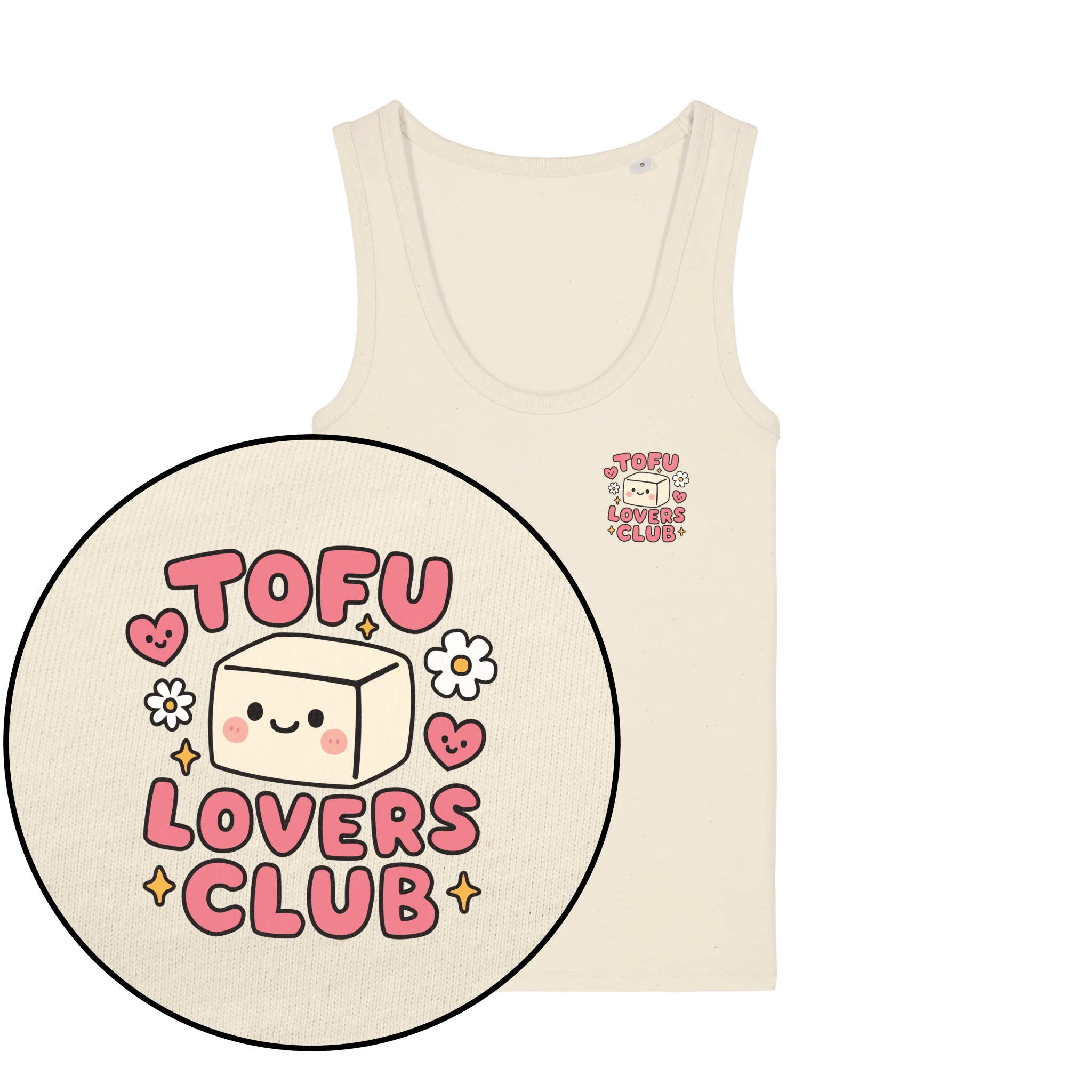 Tofu Lovers Club Women's Tank Top - Image 3