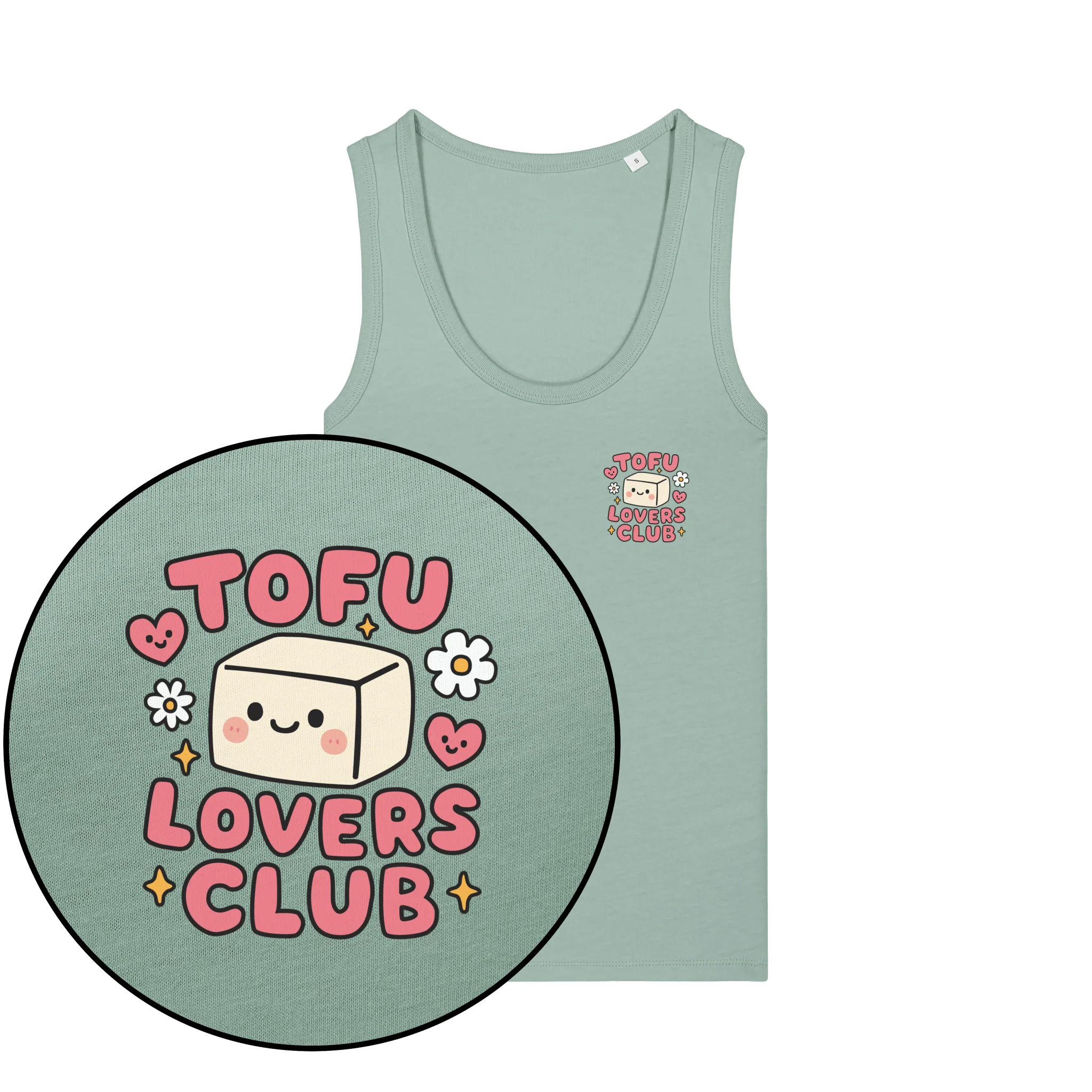 Tofu Lovers Club Women's Tank Top - Image 4