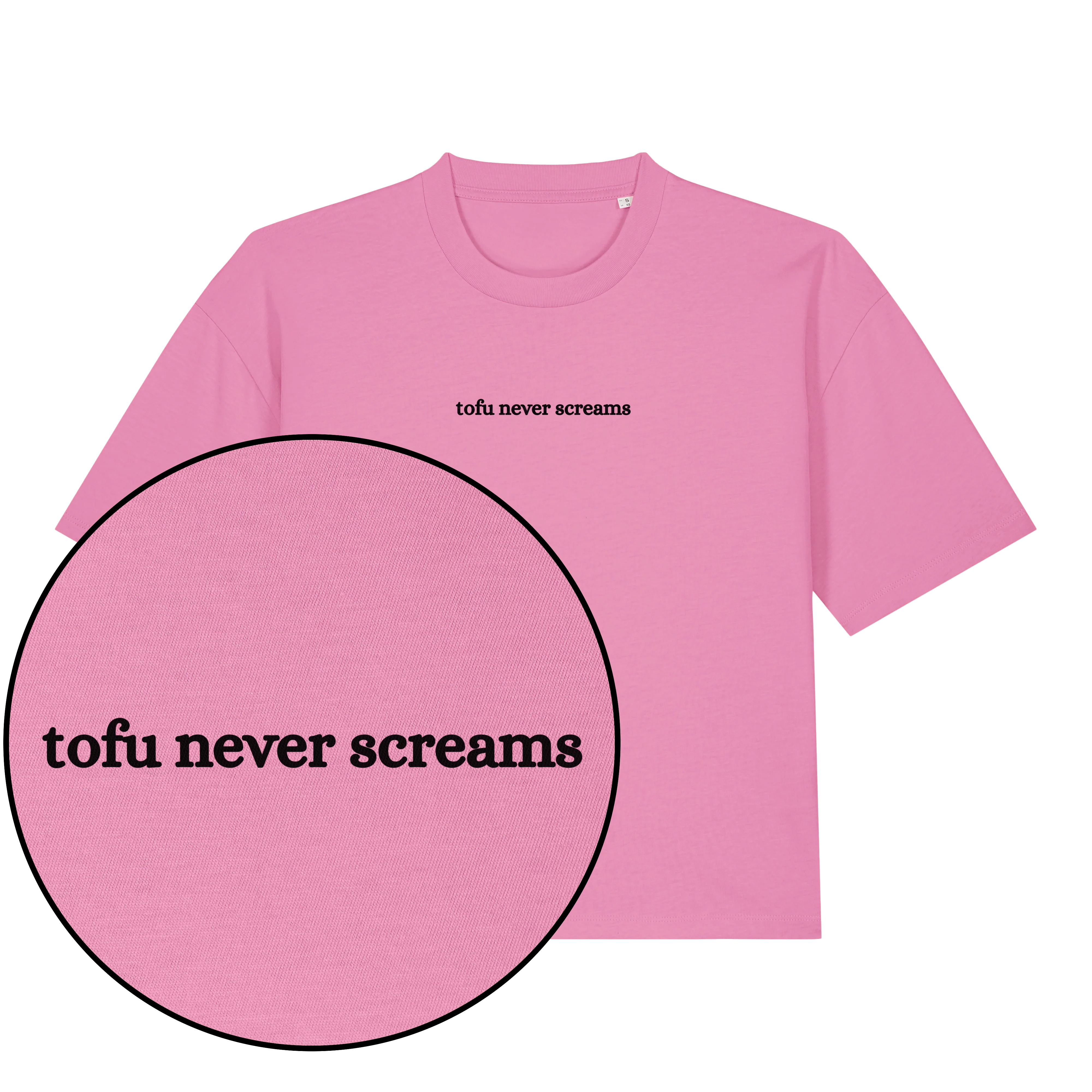 Tofu Never Screams Women's Boxy T-Shirt - Image 5