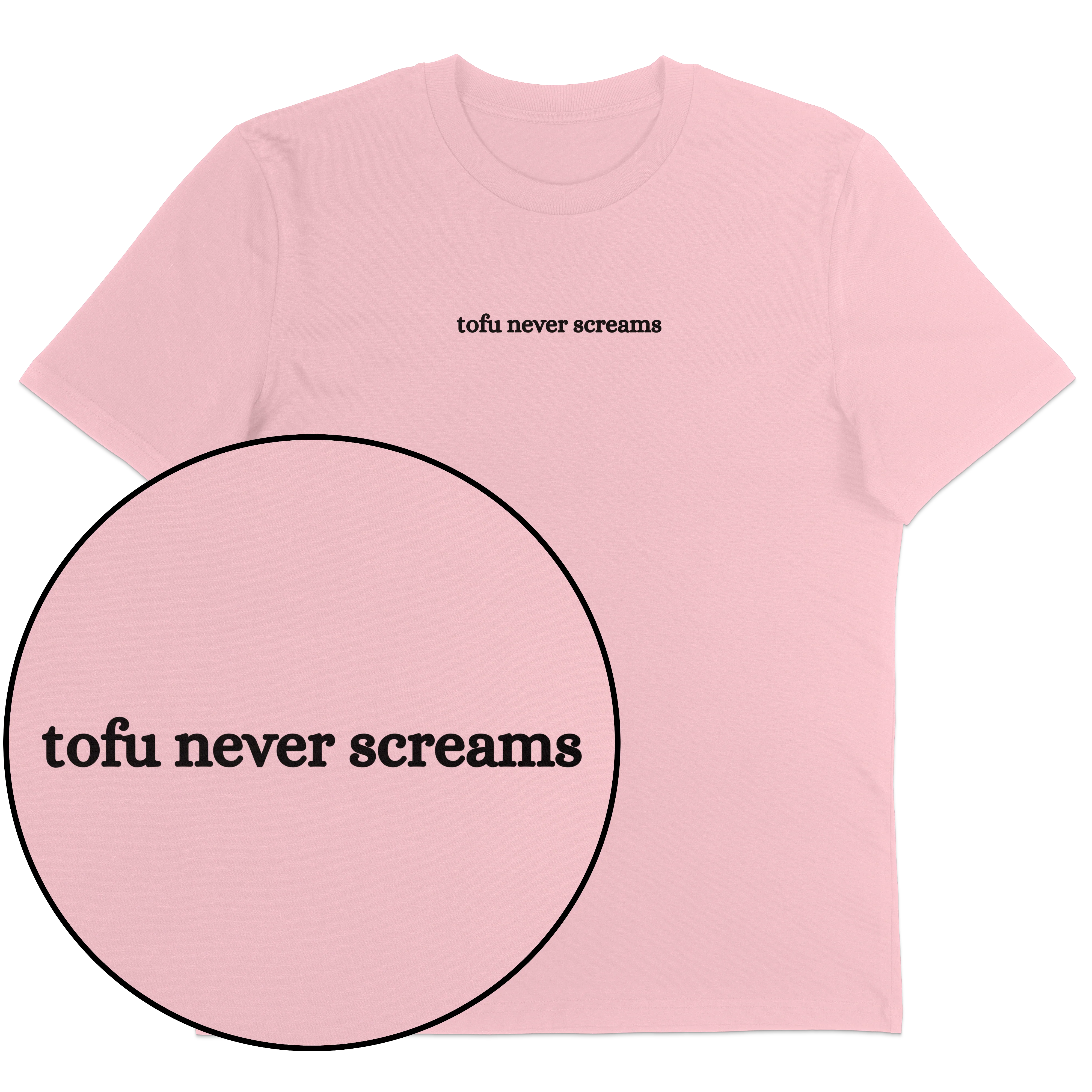 Tofu Never Screams T-Shirt - Image 3