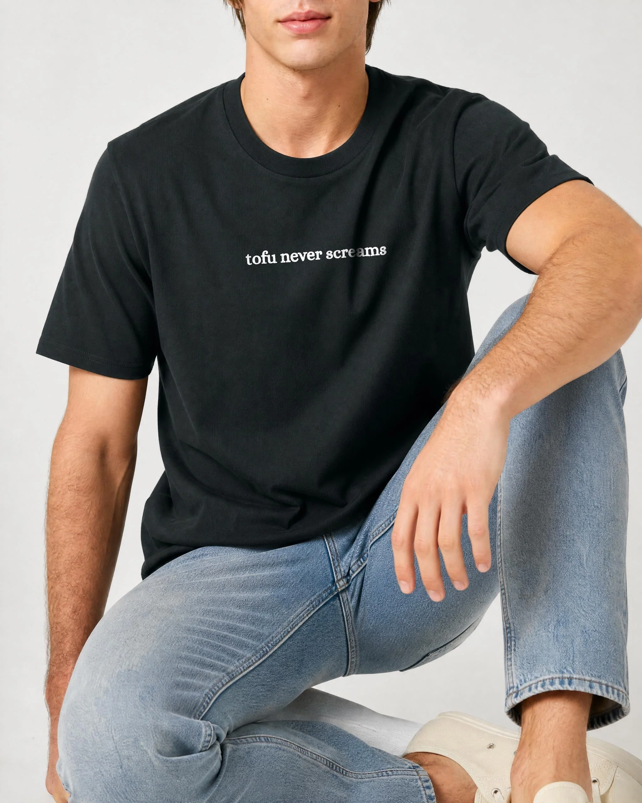 Tofu Never Screams T-Shirt - Image 4