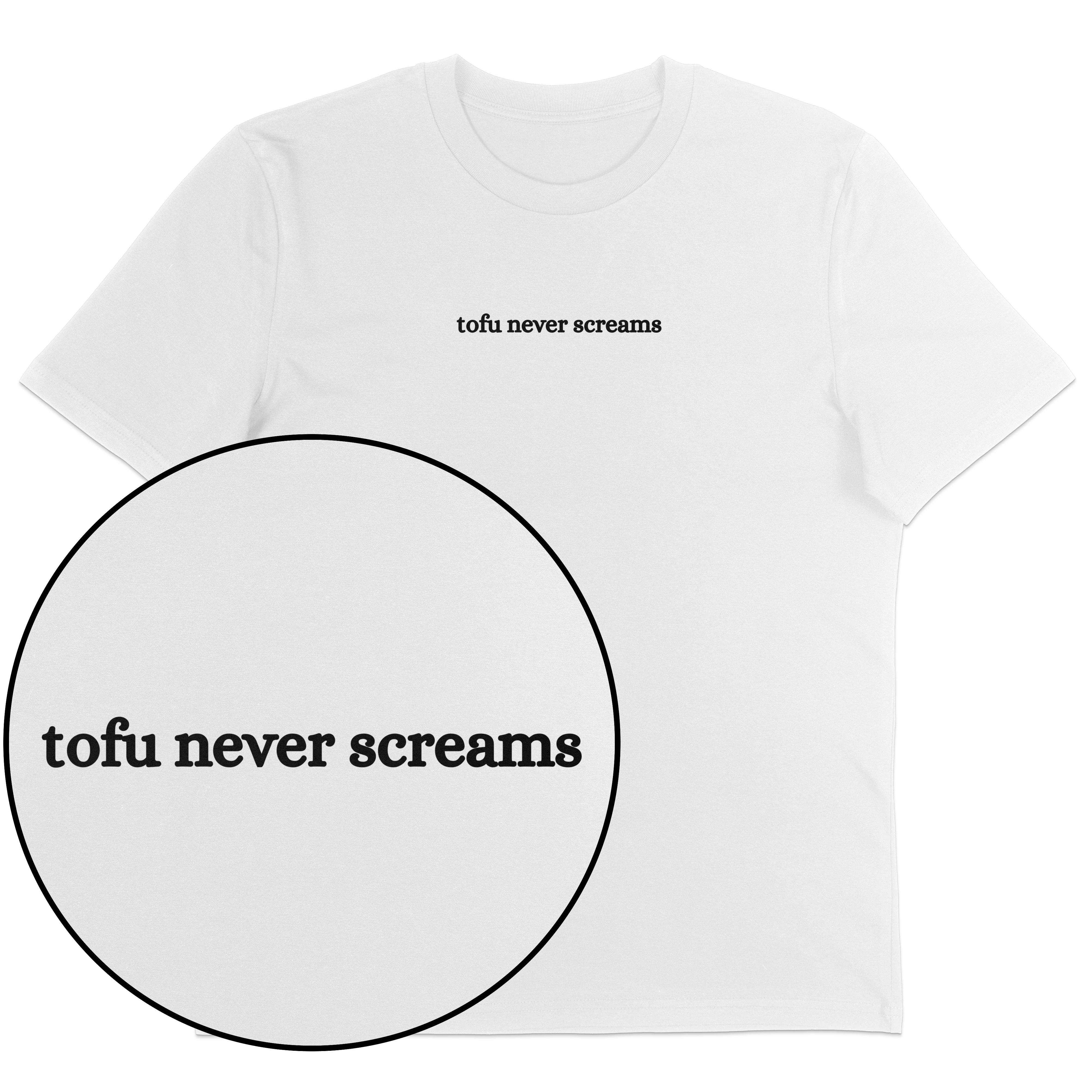 Tofu Never Screams T-Shirt - Image 6