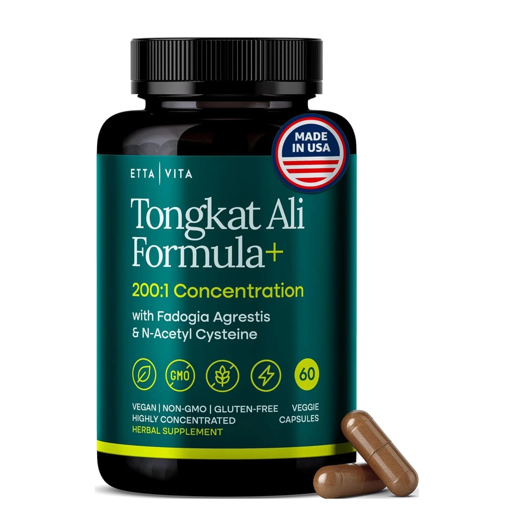 Potent Longjack - Tongkat Ali & Fadogia Agrestis Supplement for Men & Women