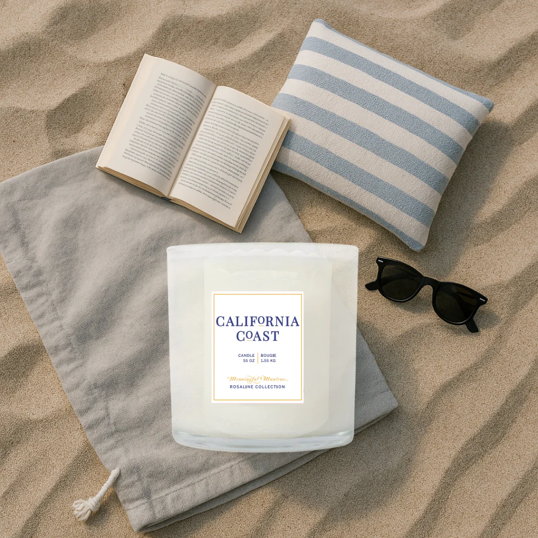 Tranquility California Coast Natural Candle 55oz Rosaline Collection - Image 3