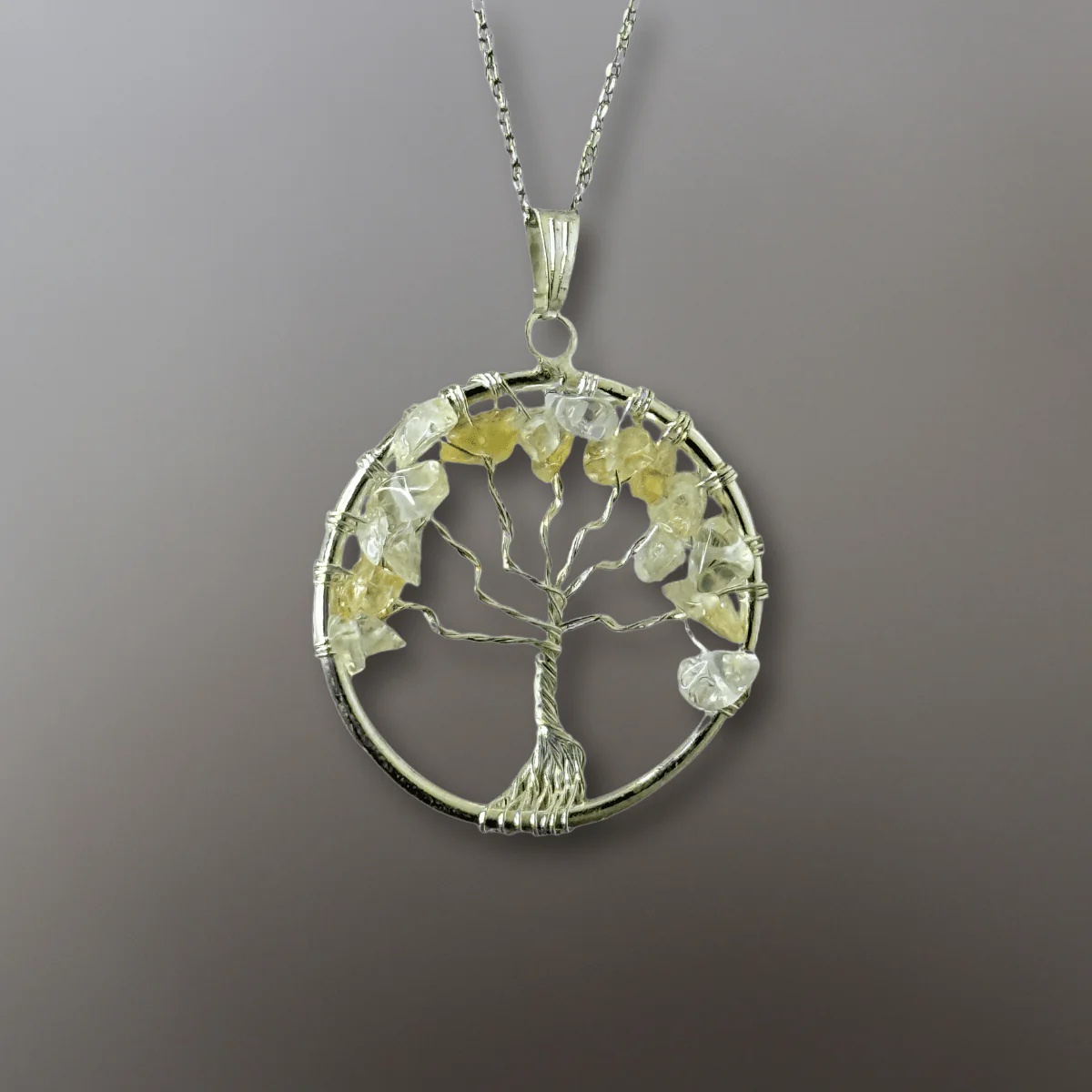 Tree of Life Gemstone Necklace - Image 11