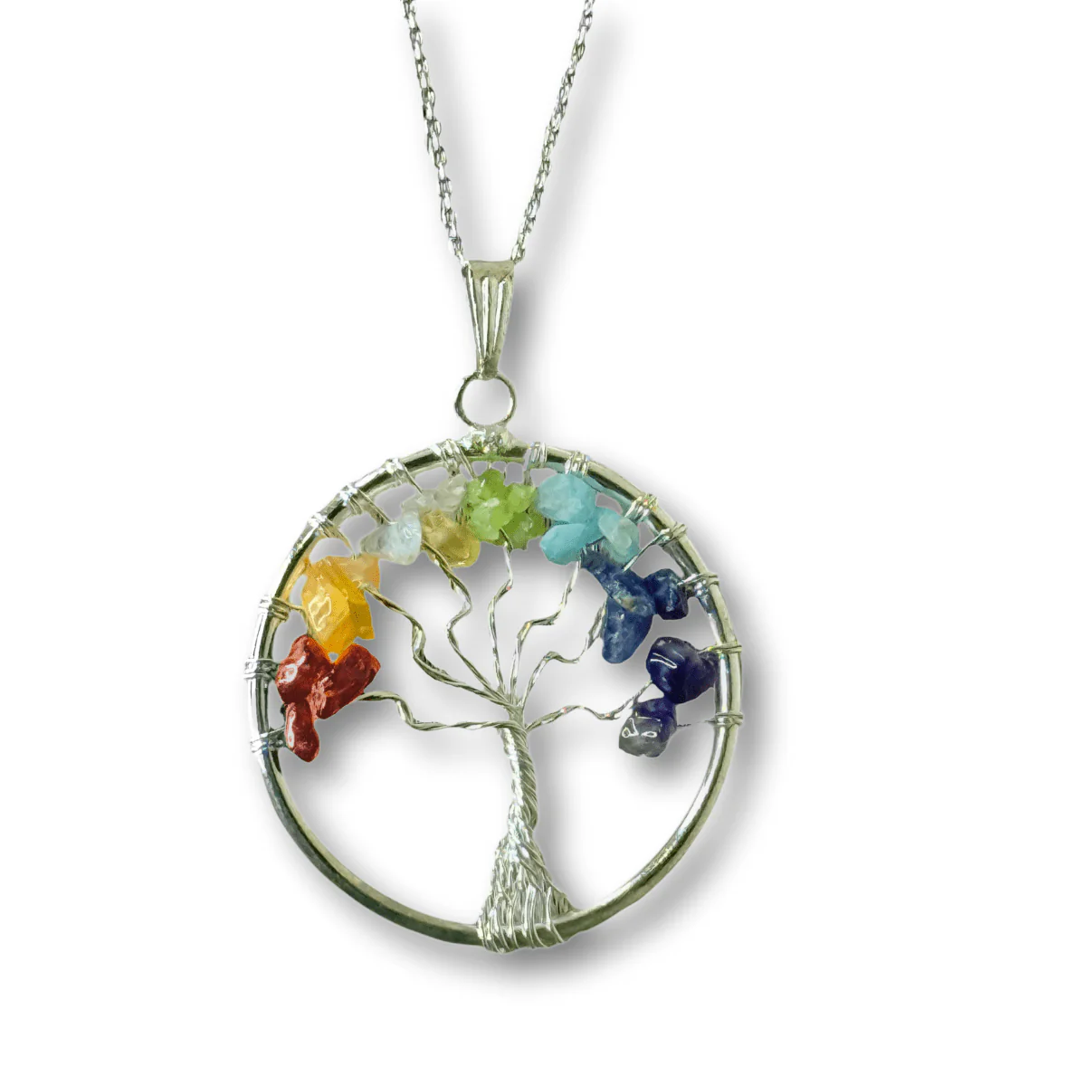 Tree of Life Gemstone Necklace - Image 5