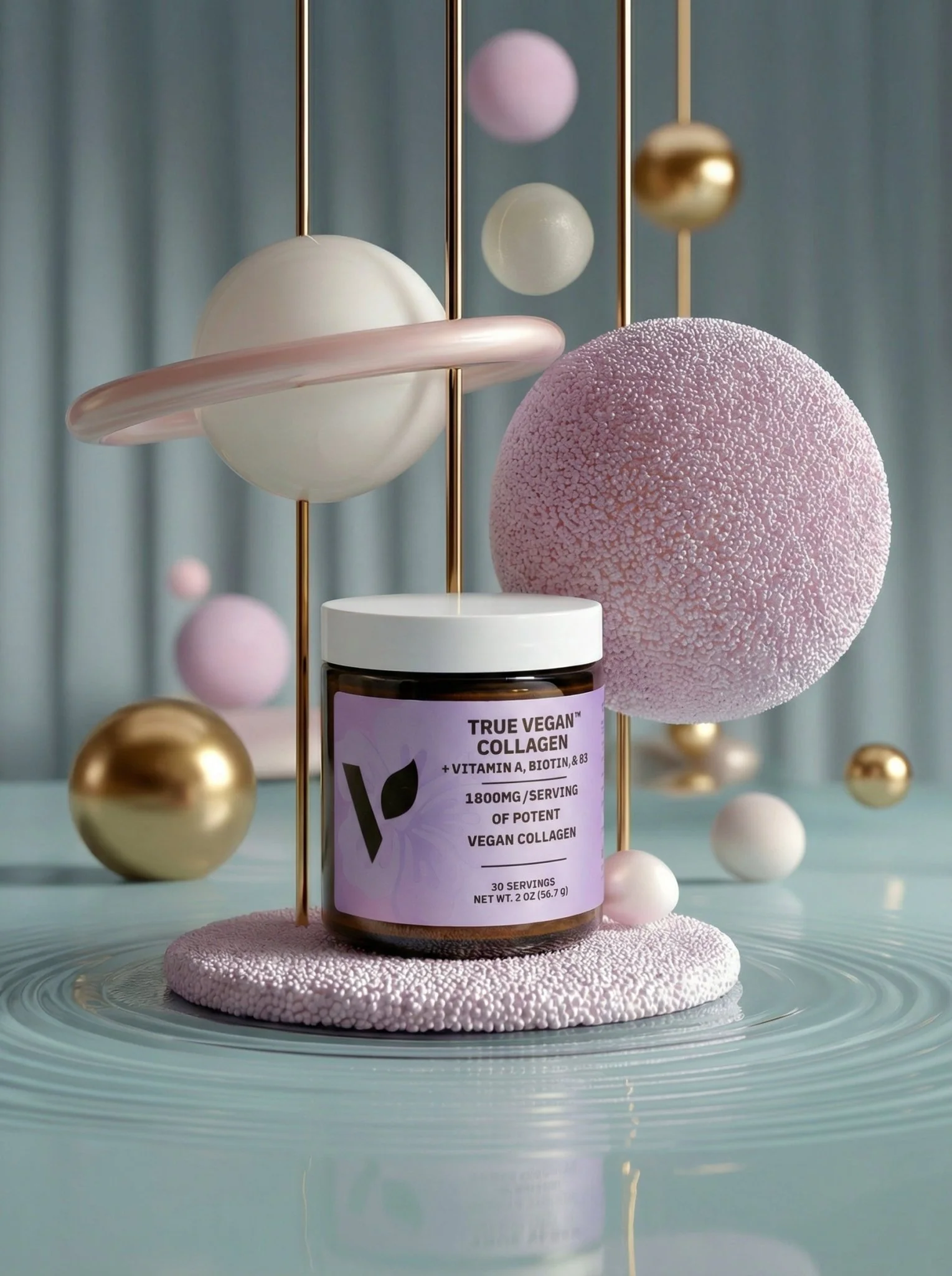 True Vegan Collagen + Vitamin A, Biotin & B5 - Powder - Image 13