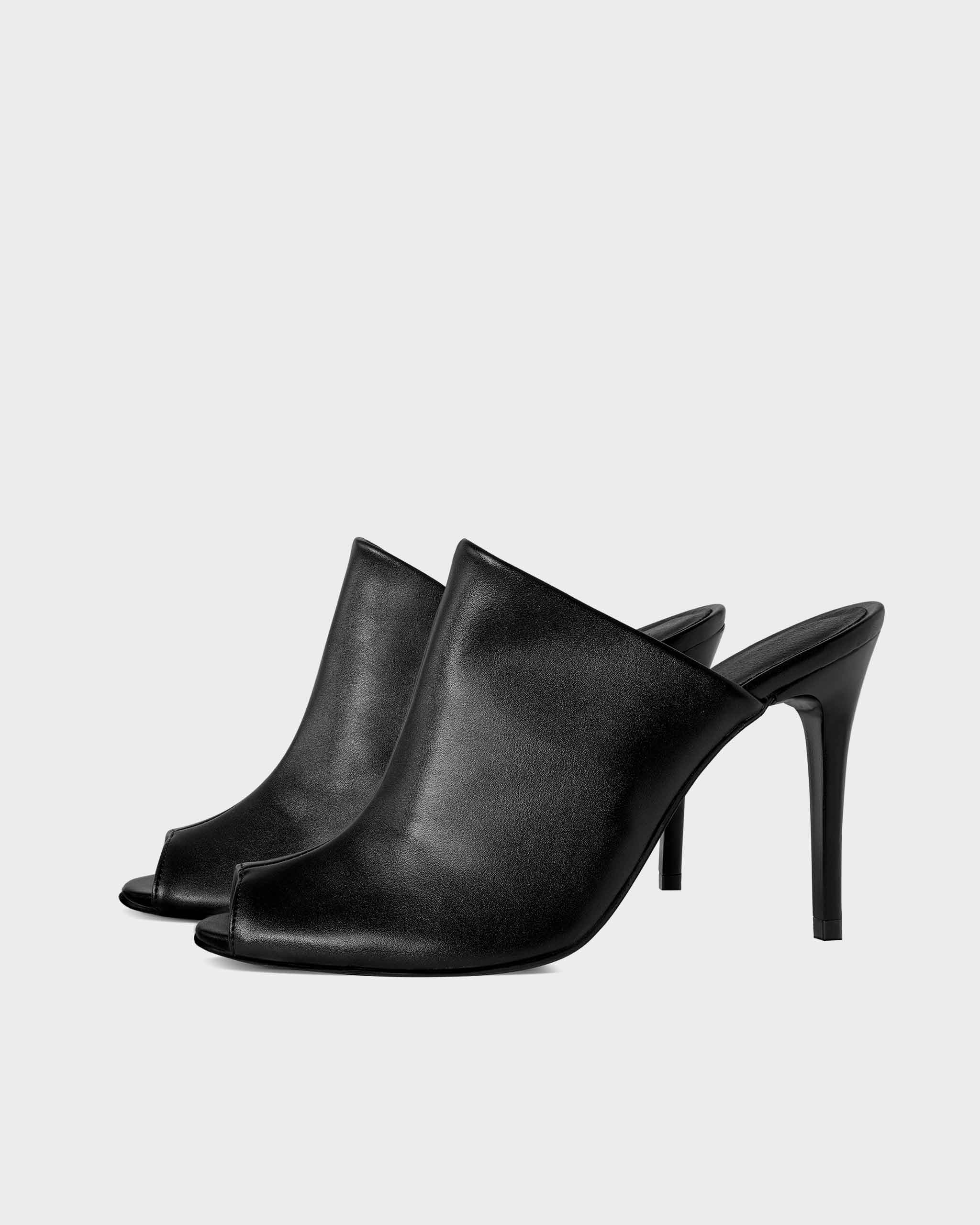 Urban Chic Black Nopal cactus leather sandals - Image 2