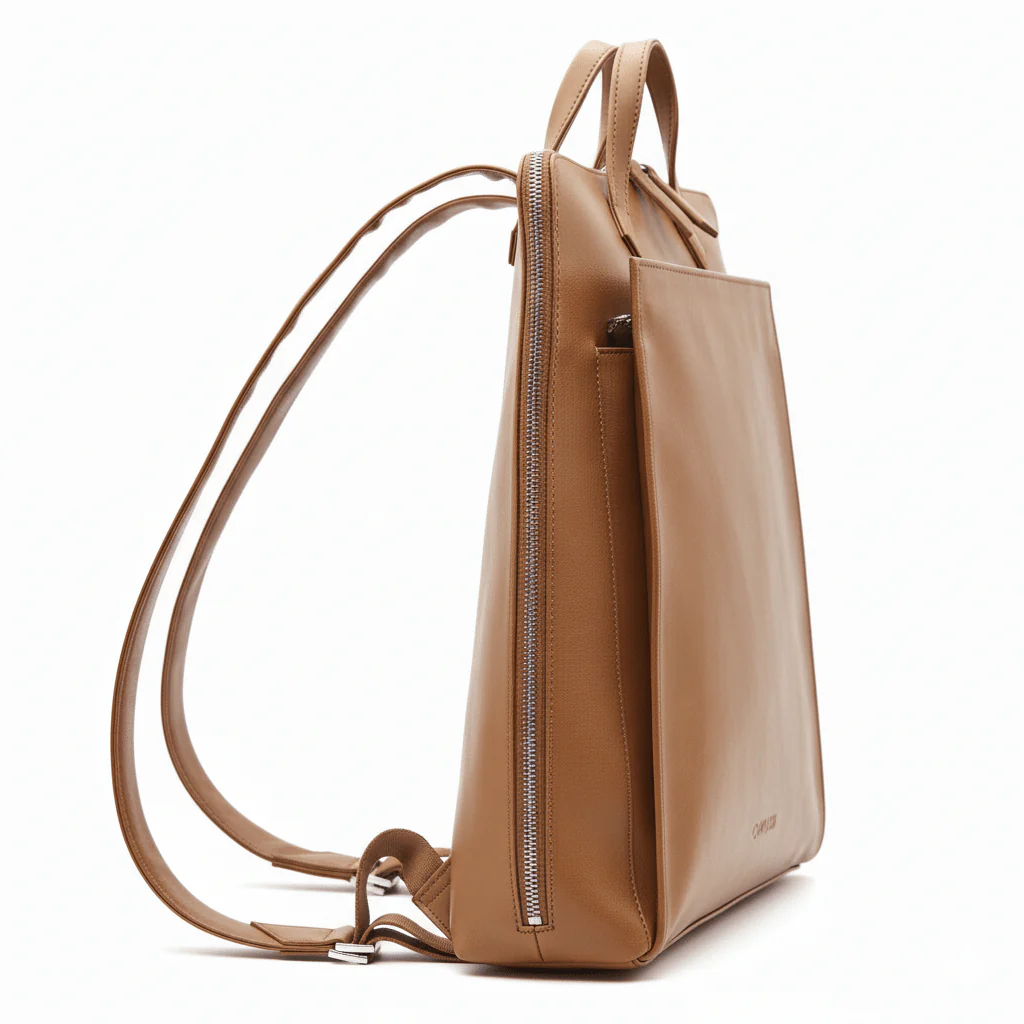 Urban laptop backpack - Camel - Image 5