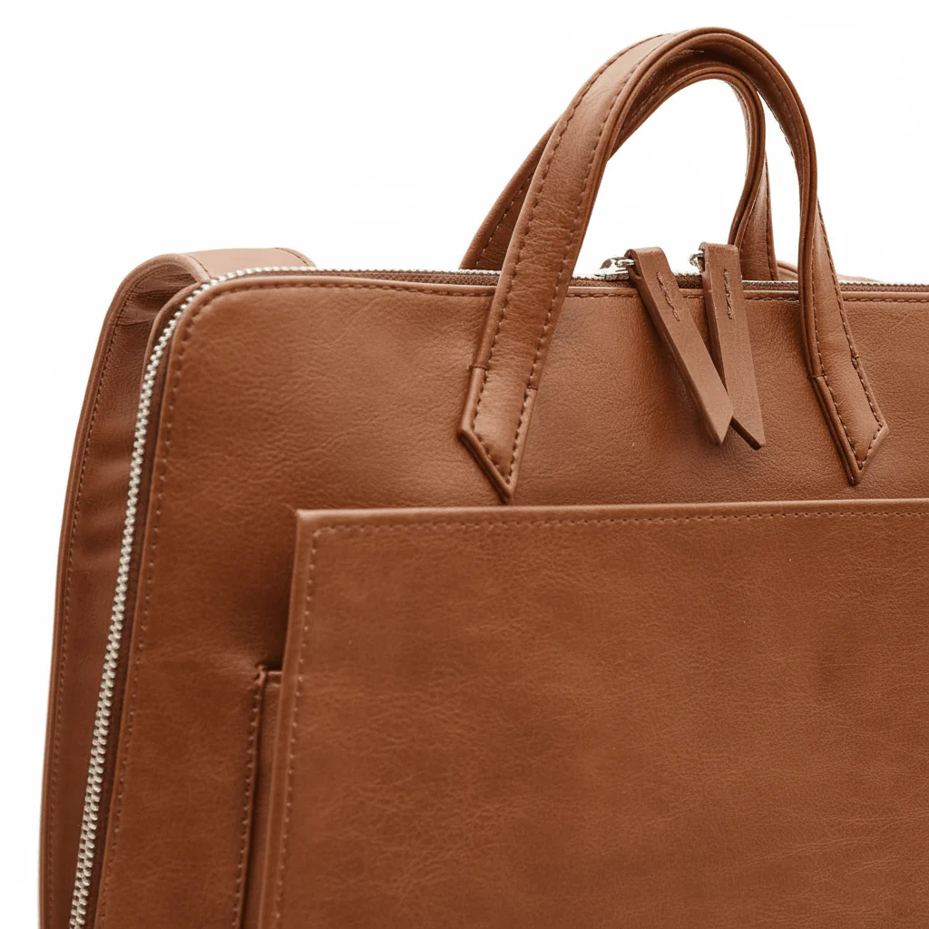 Urban laptop backpack - Hazelnut - Image 3