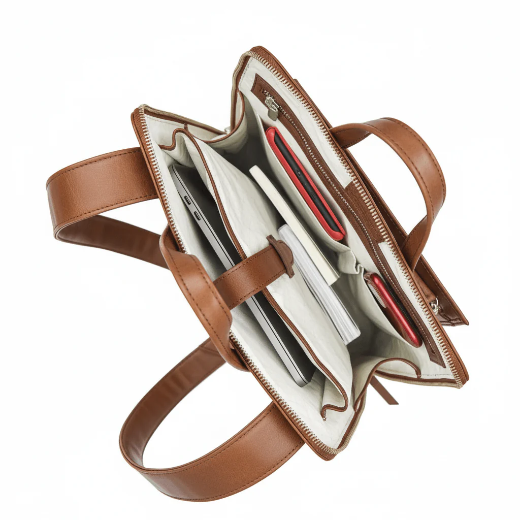 Urban laptop backpack - Hazelnut - Image 4