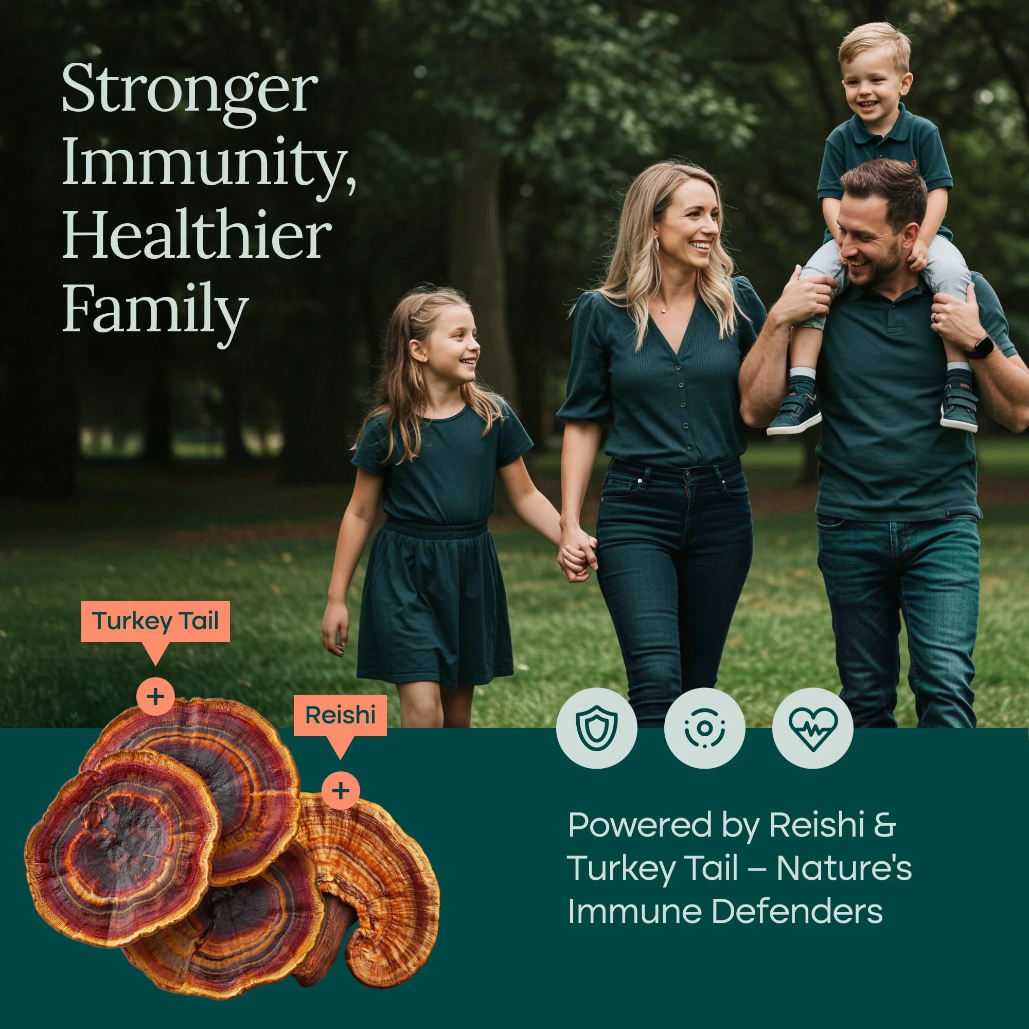 USDA Organic Lions Mane Supplement Capsules with Ashwagandha, Chaga, Reishi, Cordyceps, Turkey Tail - Image 5