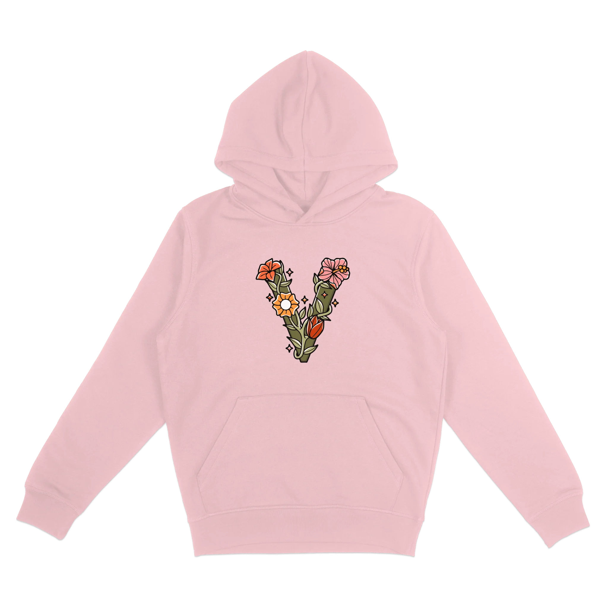 V For Vegan Hoodie - Image 4