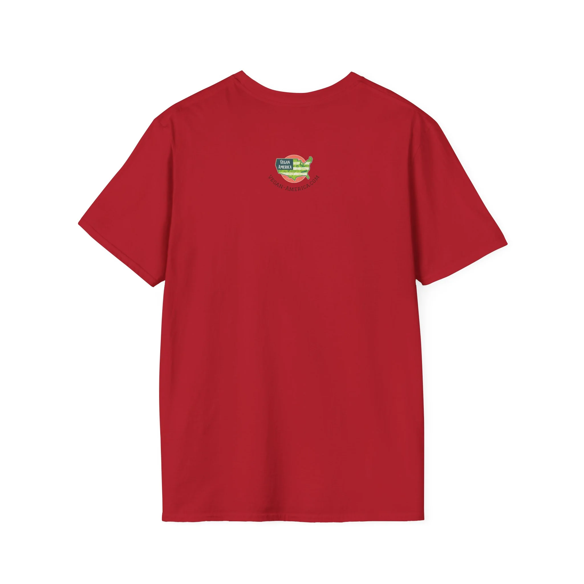 Vegan America T-Shirt | UnisexSoftstyle Tee, Eco-Friendly Fashion, Gift for Vegans, Independence Day Outfit, Casual Wear - Image 51