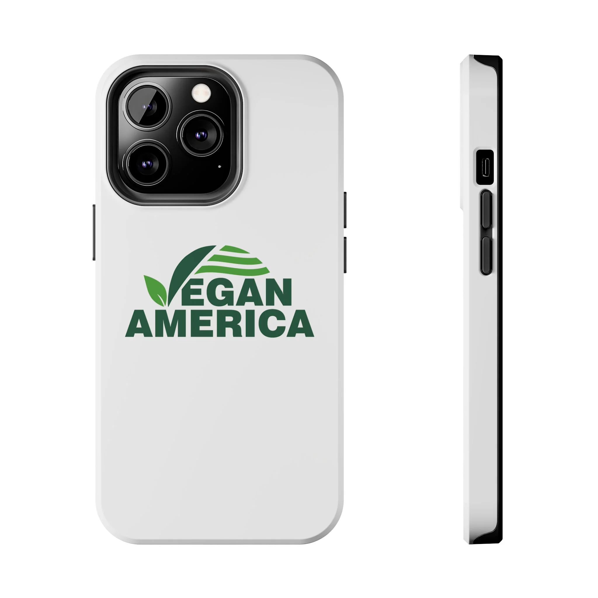 Vegan America Tough Phone Case — Eco-Friendly Plant Logo Protective Cover - Image 10