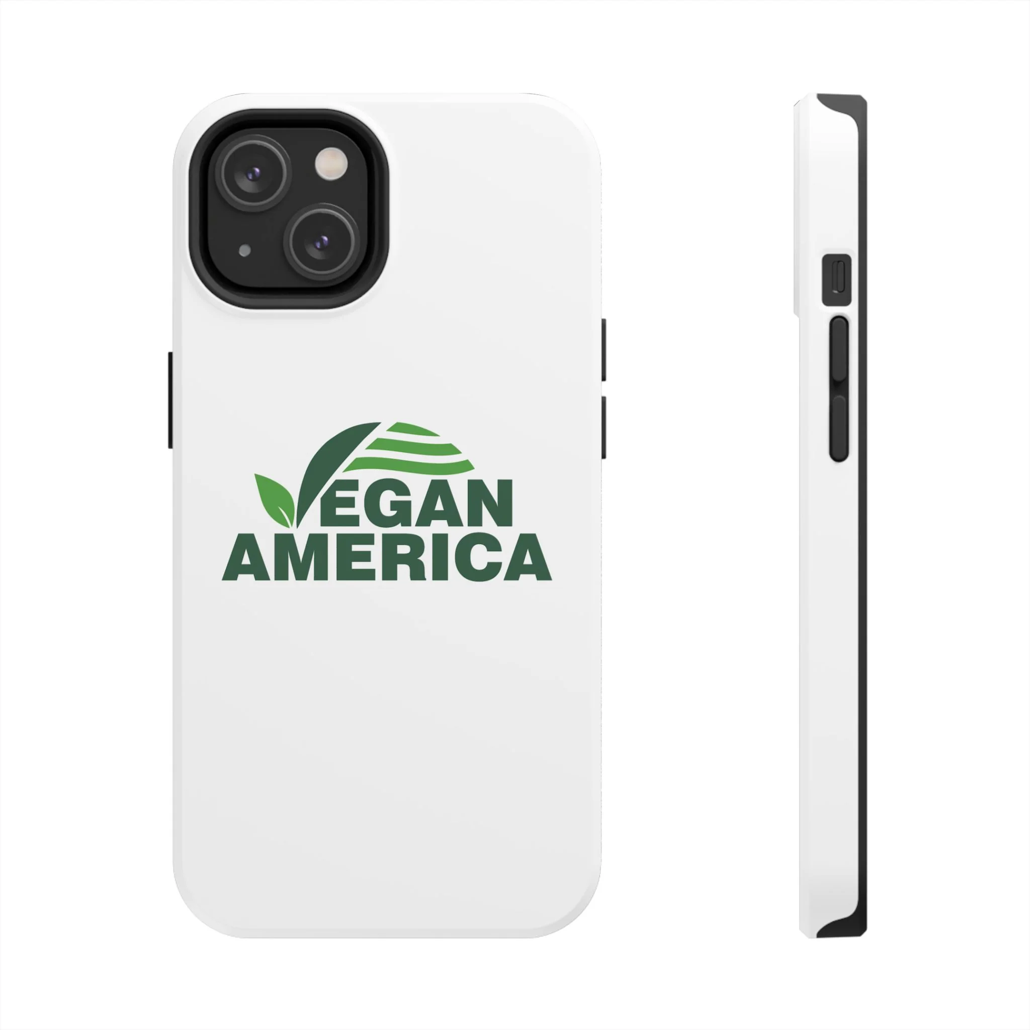 Vegan America Tough Phone Case — Eco-Friendly Plant Logo Protective Cover - Image 12
