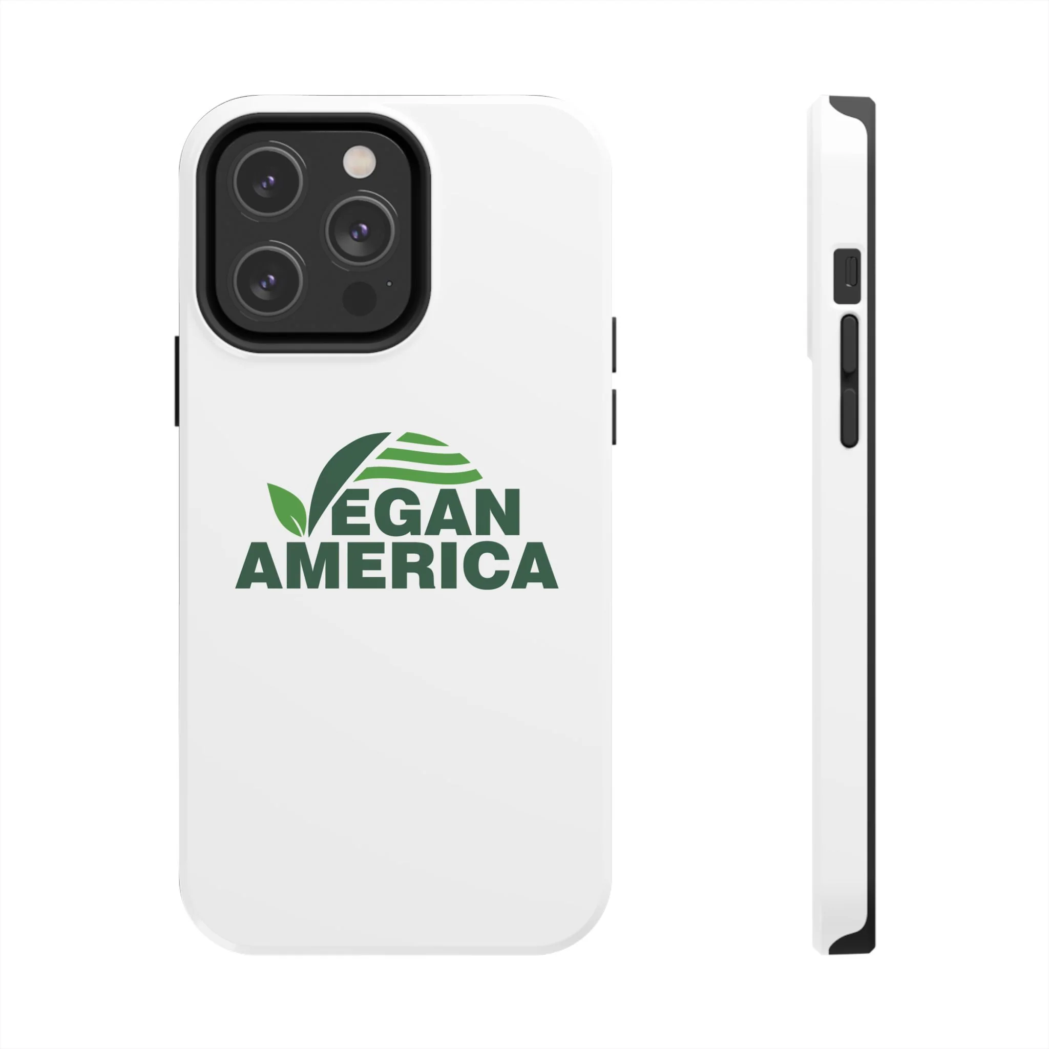 Vegan America Tough Phone Case — Eco-Friendly Plant Logo Protective Cover - Image 14