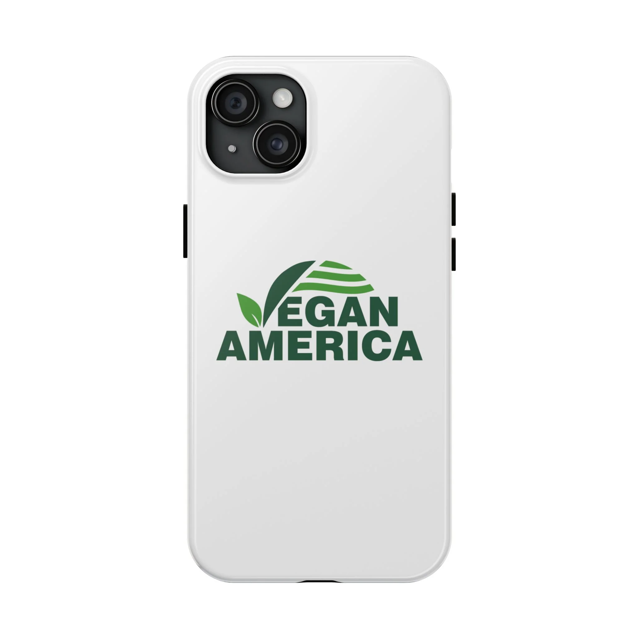 Vegan America Tough Phone Case — Eco-Friendly Plant Logo Protective Cover - Image 18