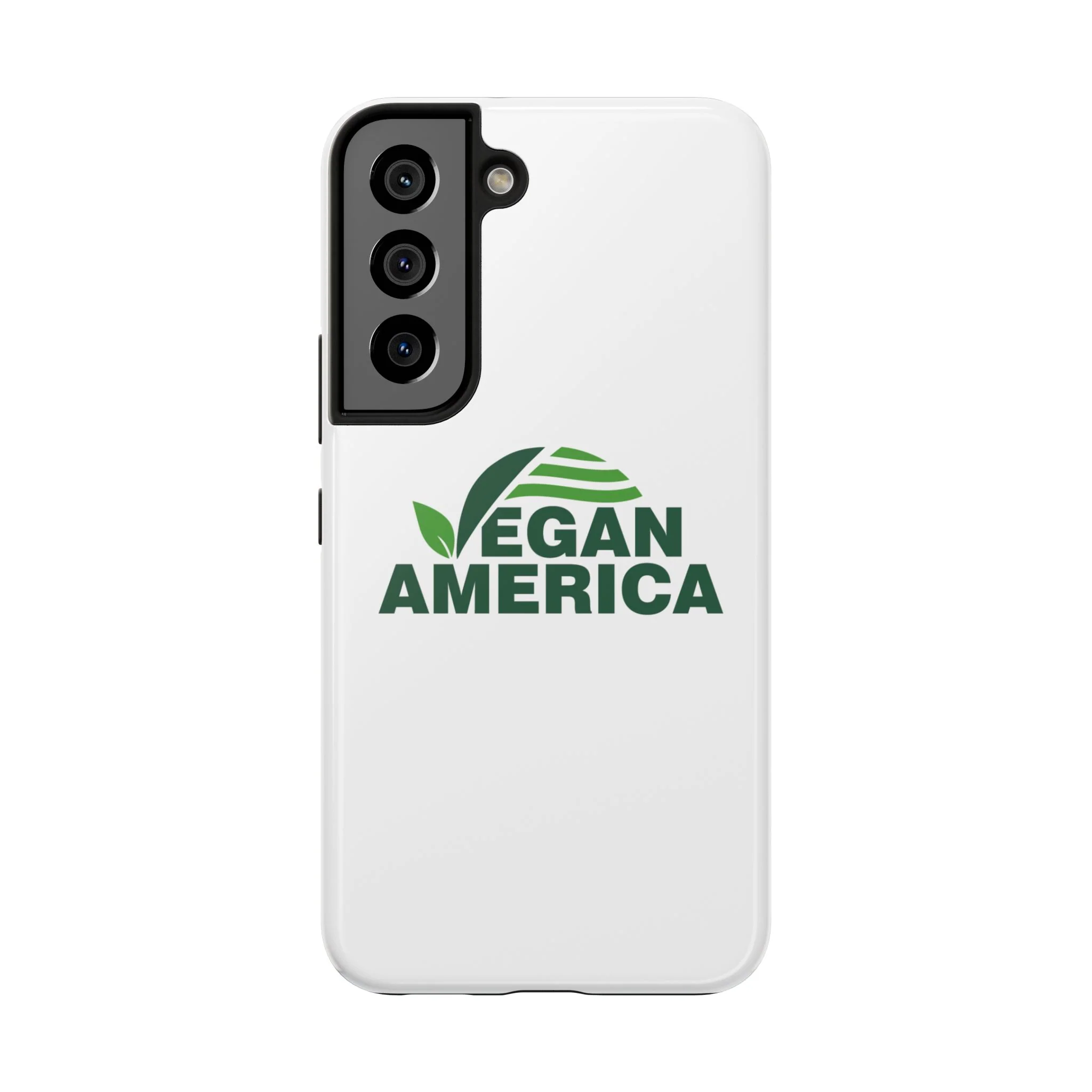 Vegan America Tough Phone Case — Eco-Friendly Plant Logo Protective Cover - Image 22