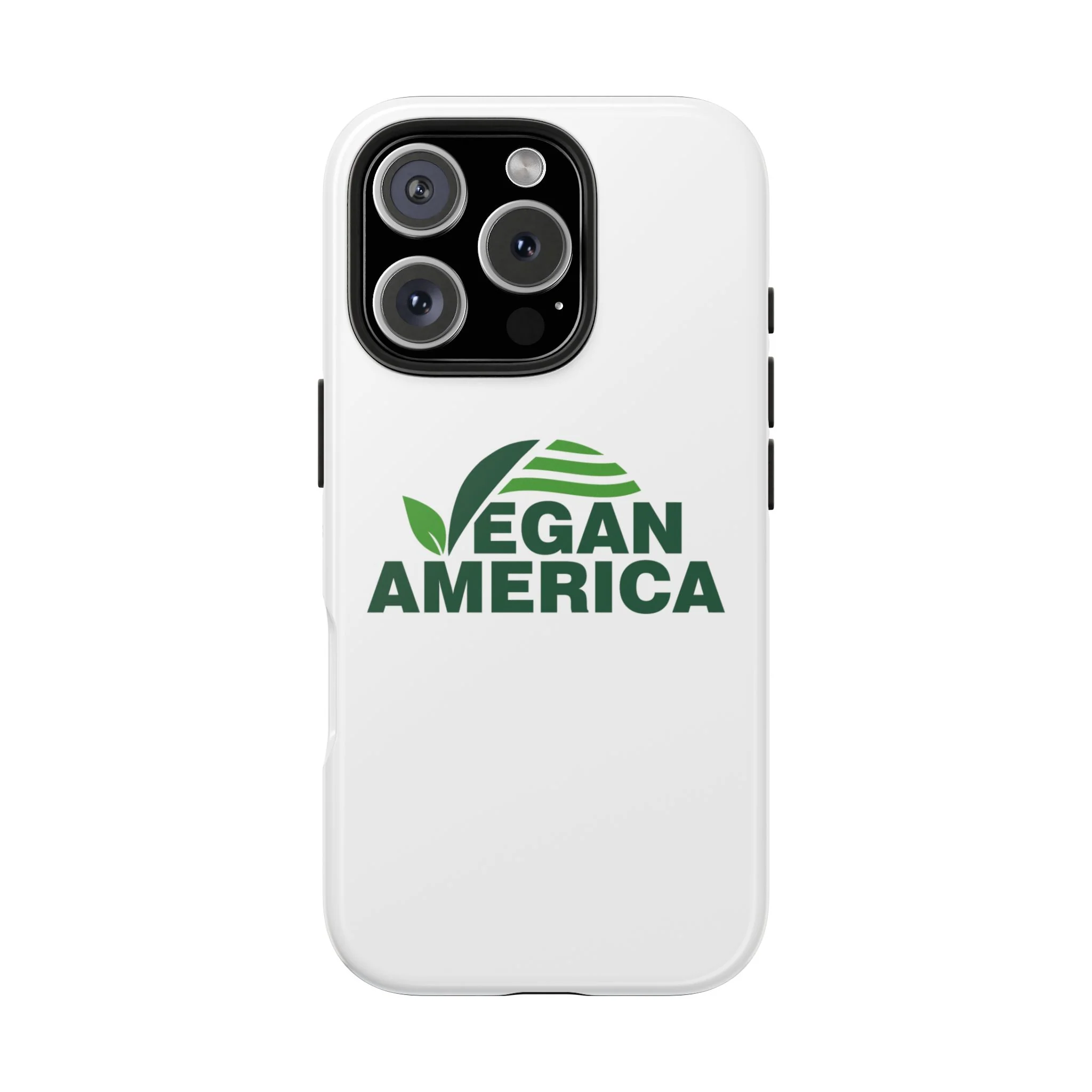 Vegan America Tough Phone Case — Eco-Friendly Plant Logo Protective Cover - Image 24