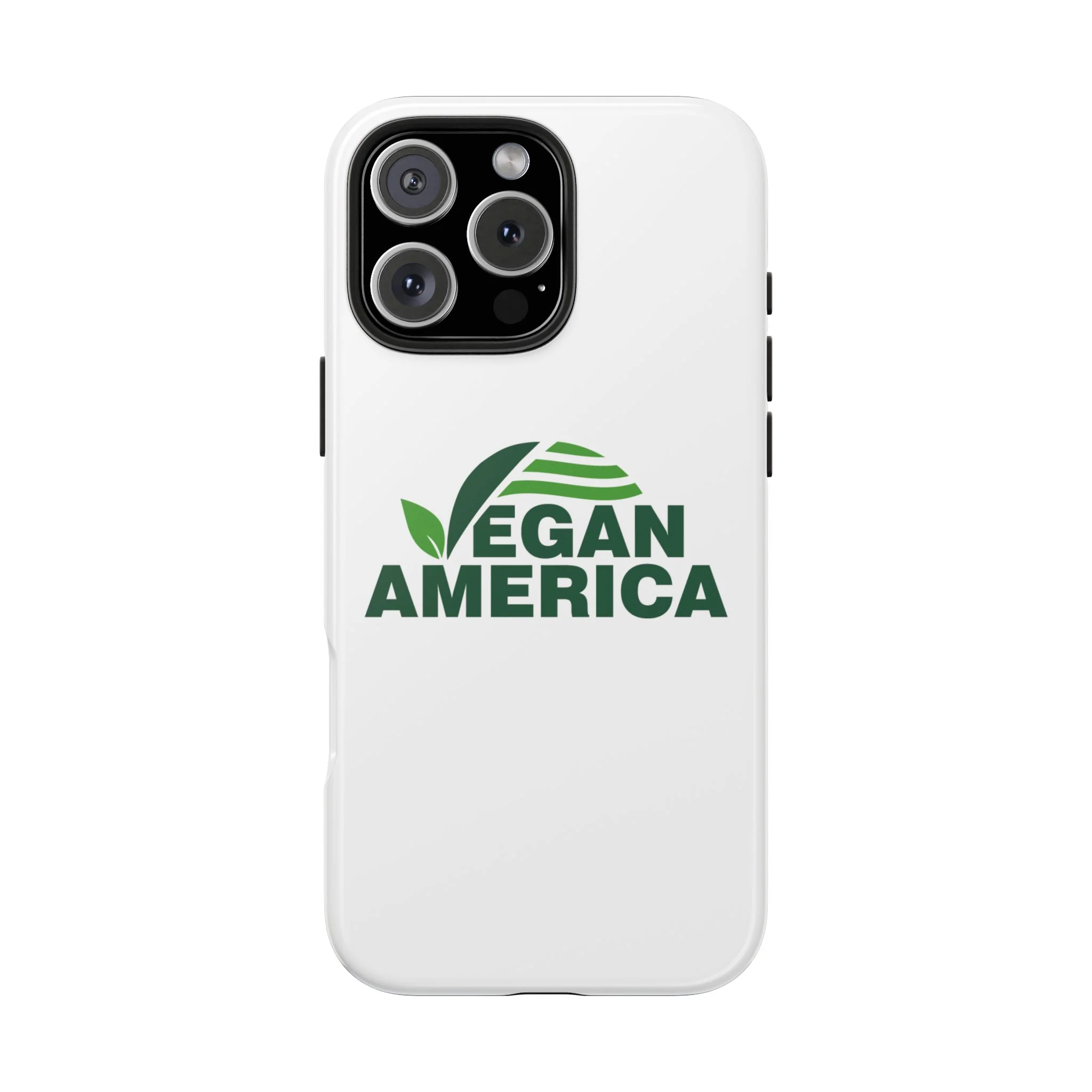 Vegan America Tough Phone Case — Eco-Friendly Plant Logo Protective Cover - Image 25