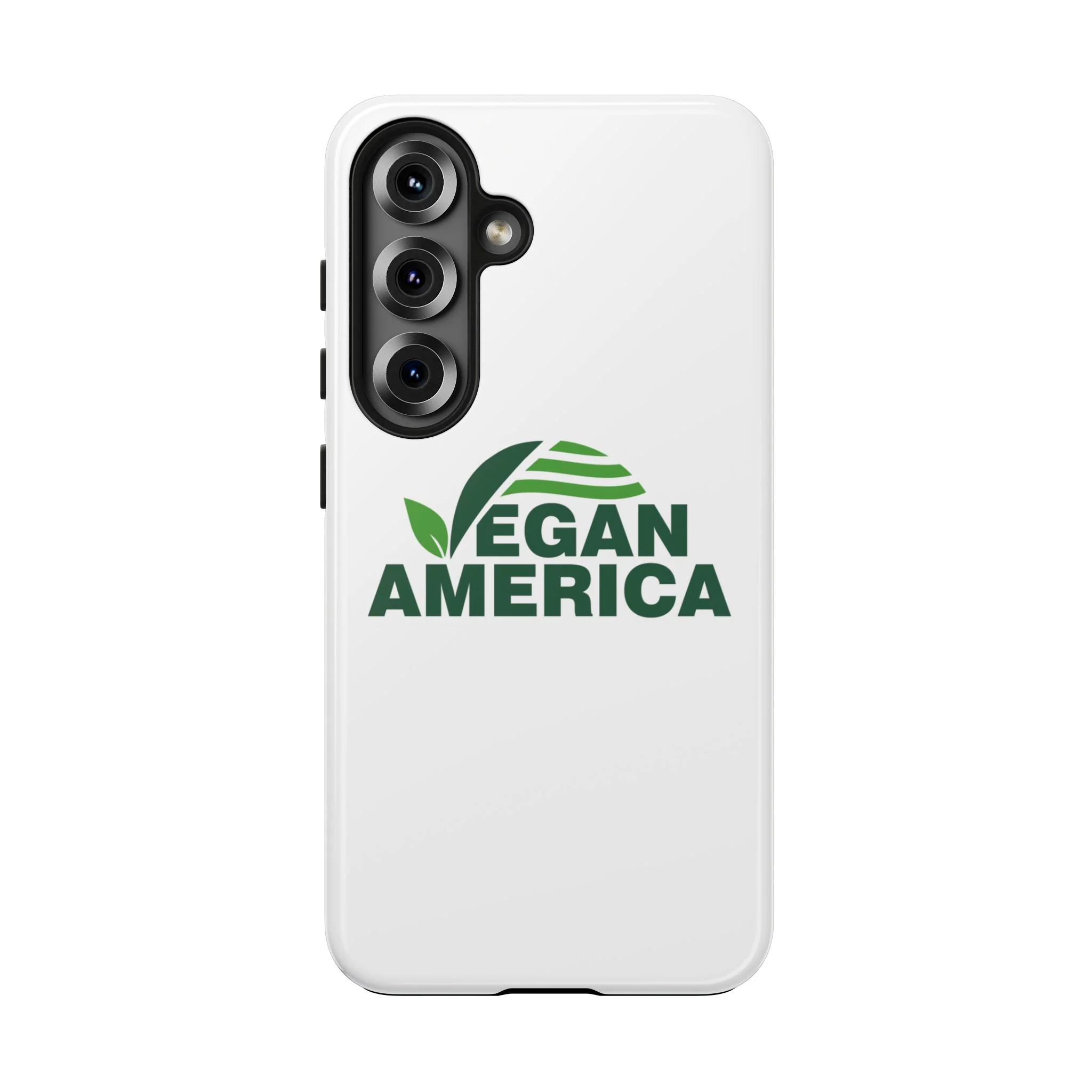 Vegan America Tough Phone Case — Eco-Friendly Plant Logo Protective Cover - Image 28
