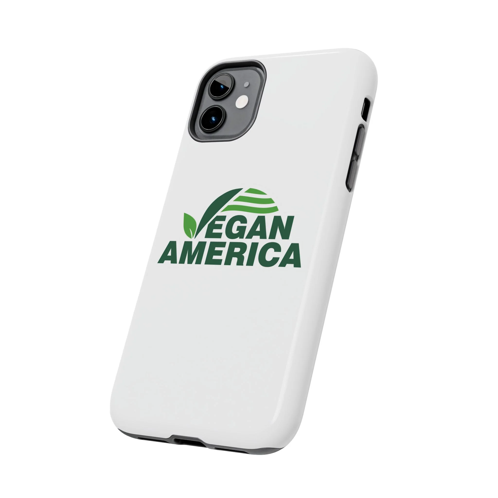 Vegan America Tough Phone Case — Eco-Friendly Plant Logo Protective Cover - Image 34