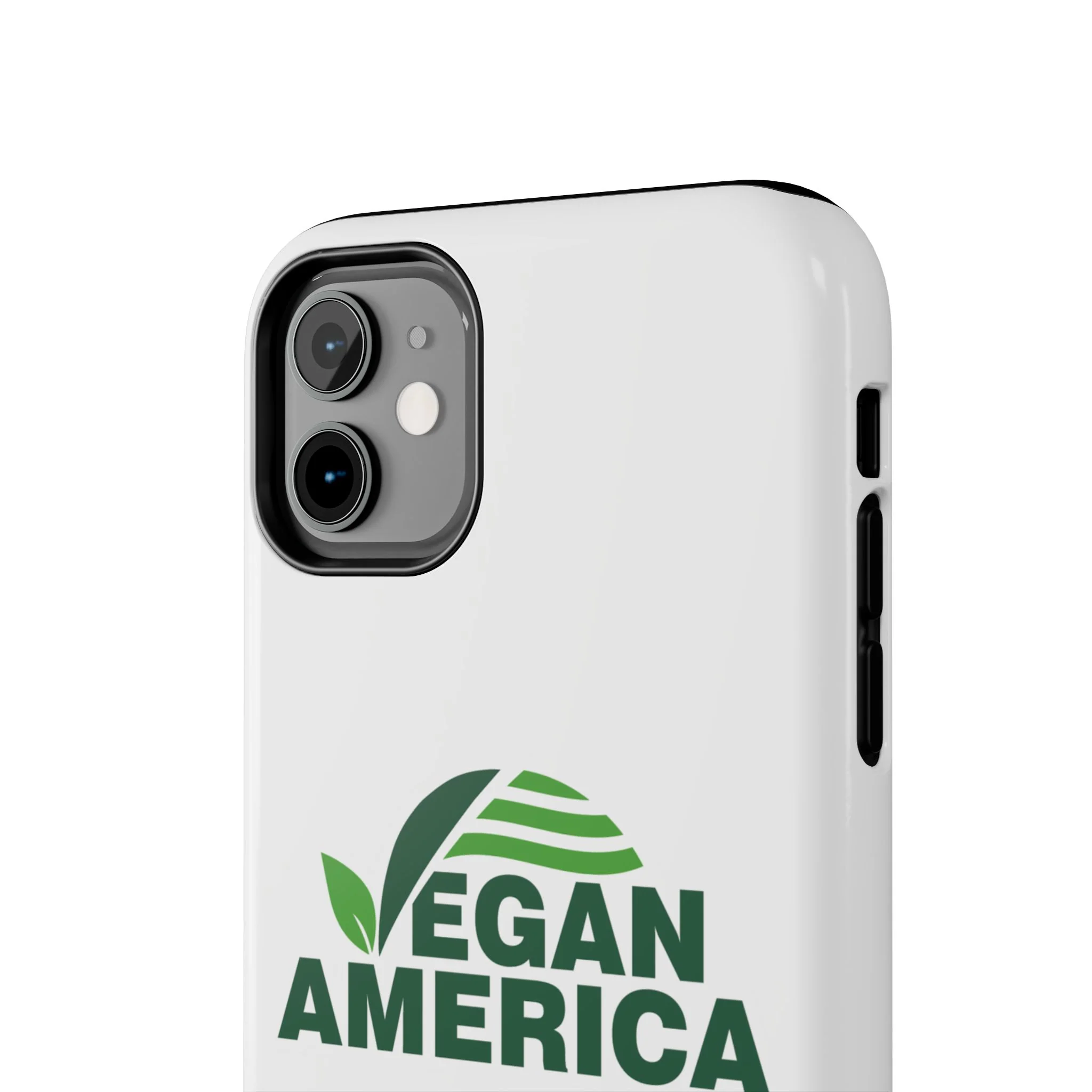 Vegan America Tough Phone Case — Eco-Friendly Plant Logo Protective Cover - Image 35