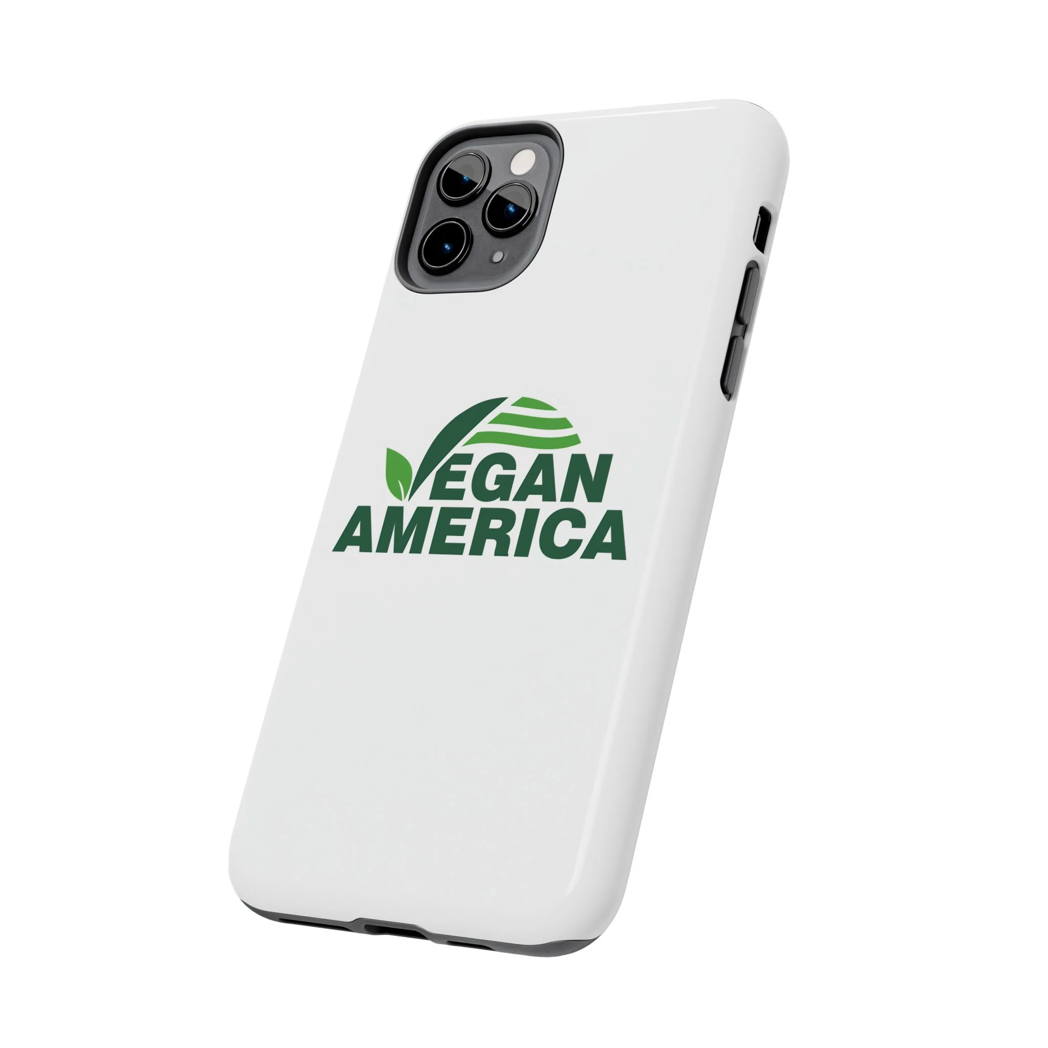 Vegan America Tough Phone Case — Eco-Friendly Plant Logo Protective Cover - Image 40