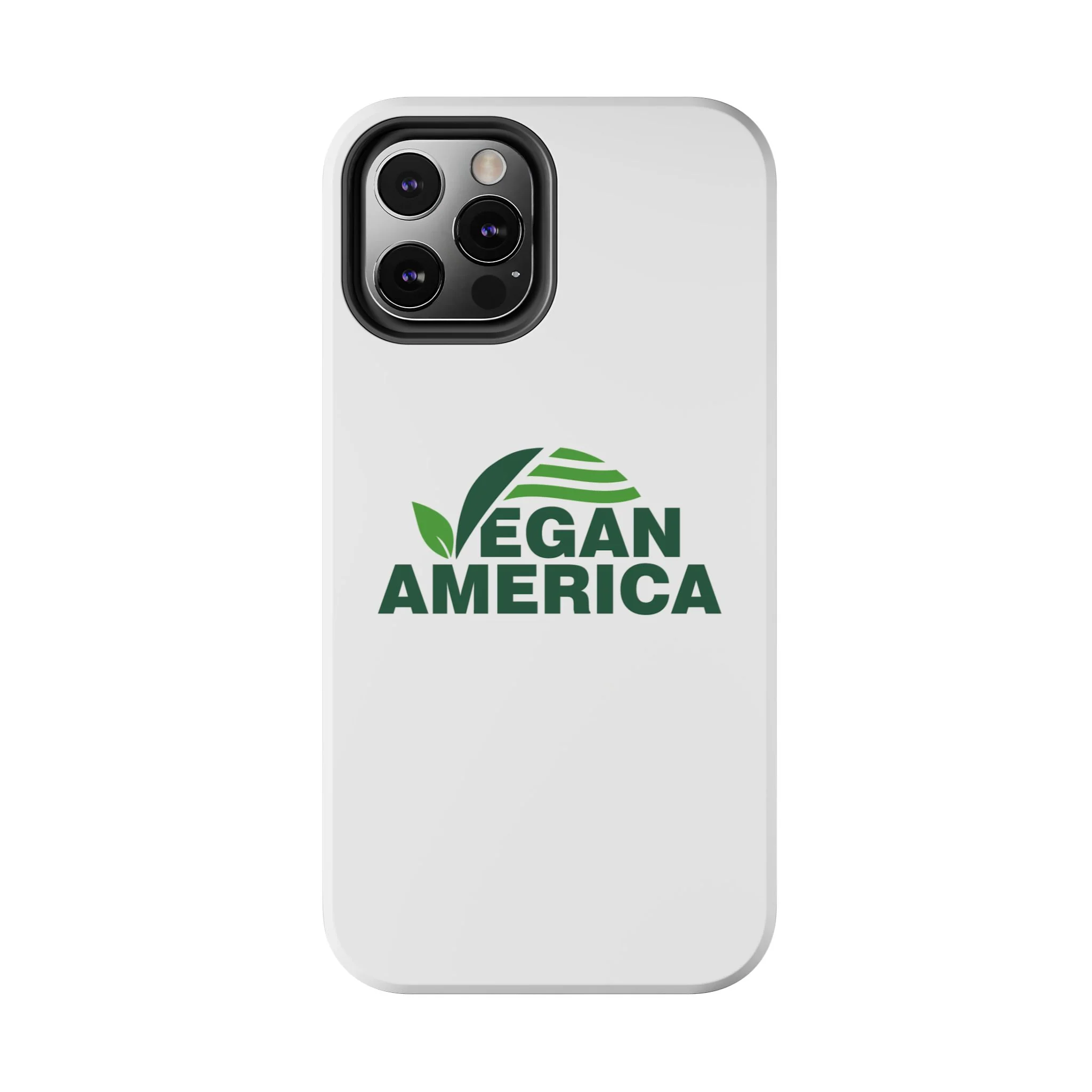 Vegan America Tough Phone Case — Eco-Friendly Plant Logo Protective Cover - Image 48