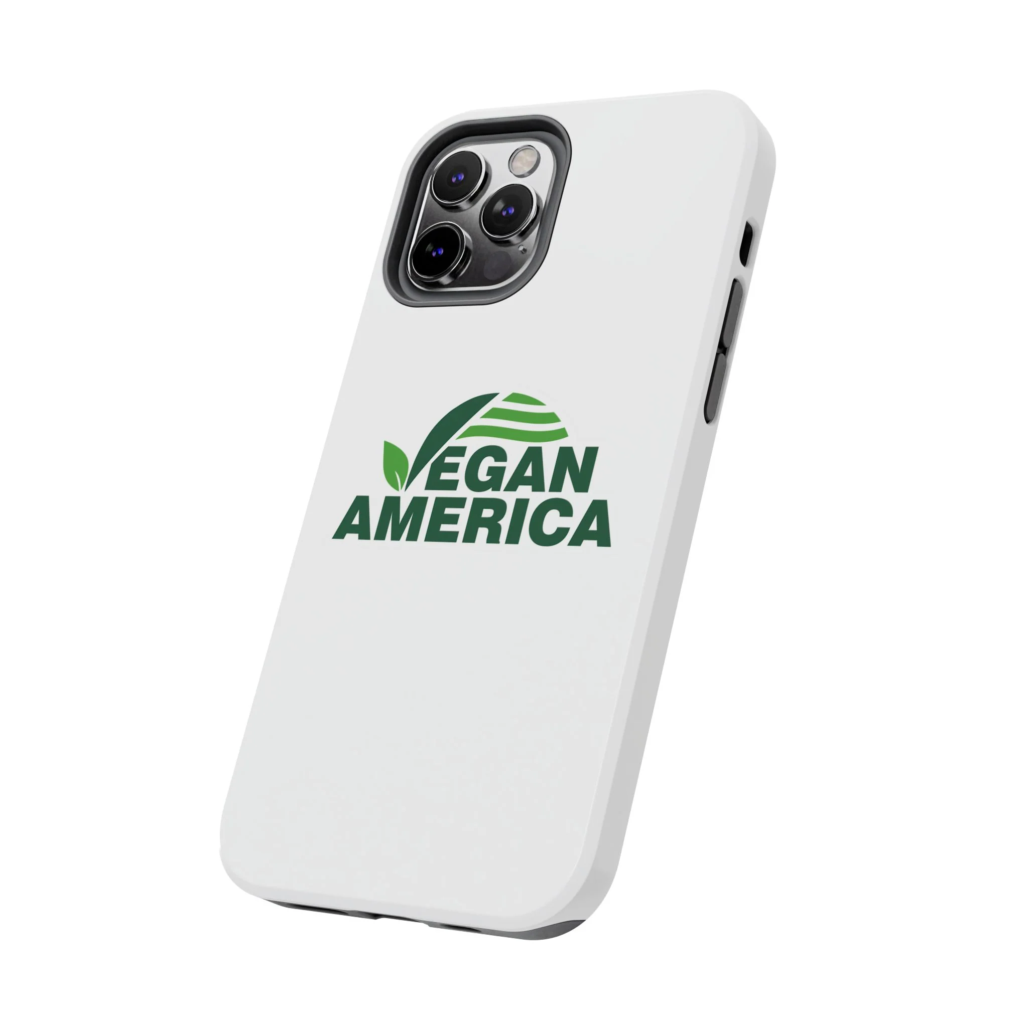 Vegan America Tough Phone Case — Eco-Friendly Plant Logo Protective Cover - Image 49