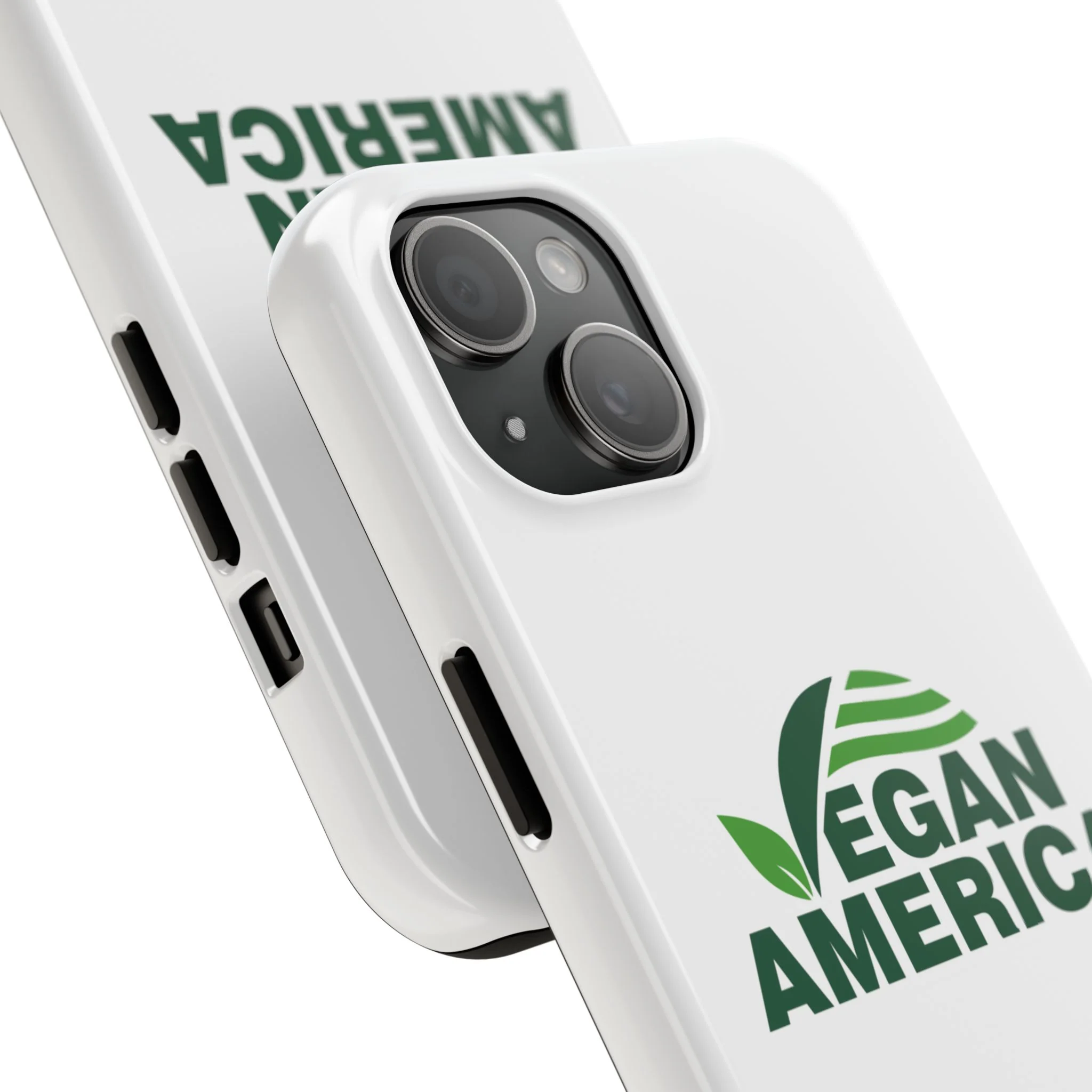 Vegan America Tough Phone Case — Eco-Friendly Plant Logo Protective Cover - Image 70