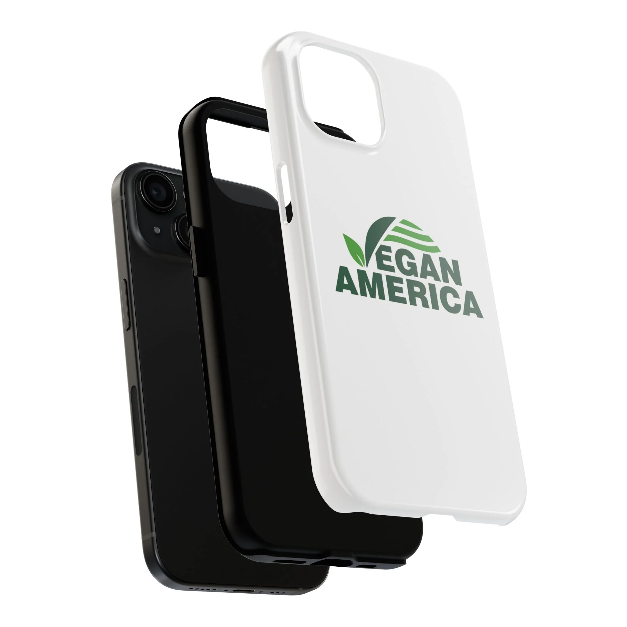 Vegan America Tough Phone Case — Eco-Friendly Plant Logo Protective Cover - Image 72