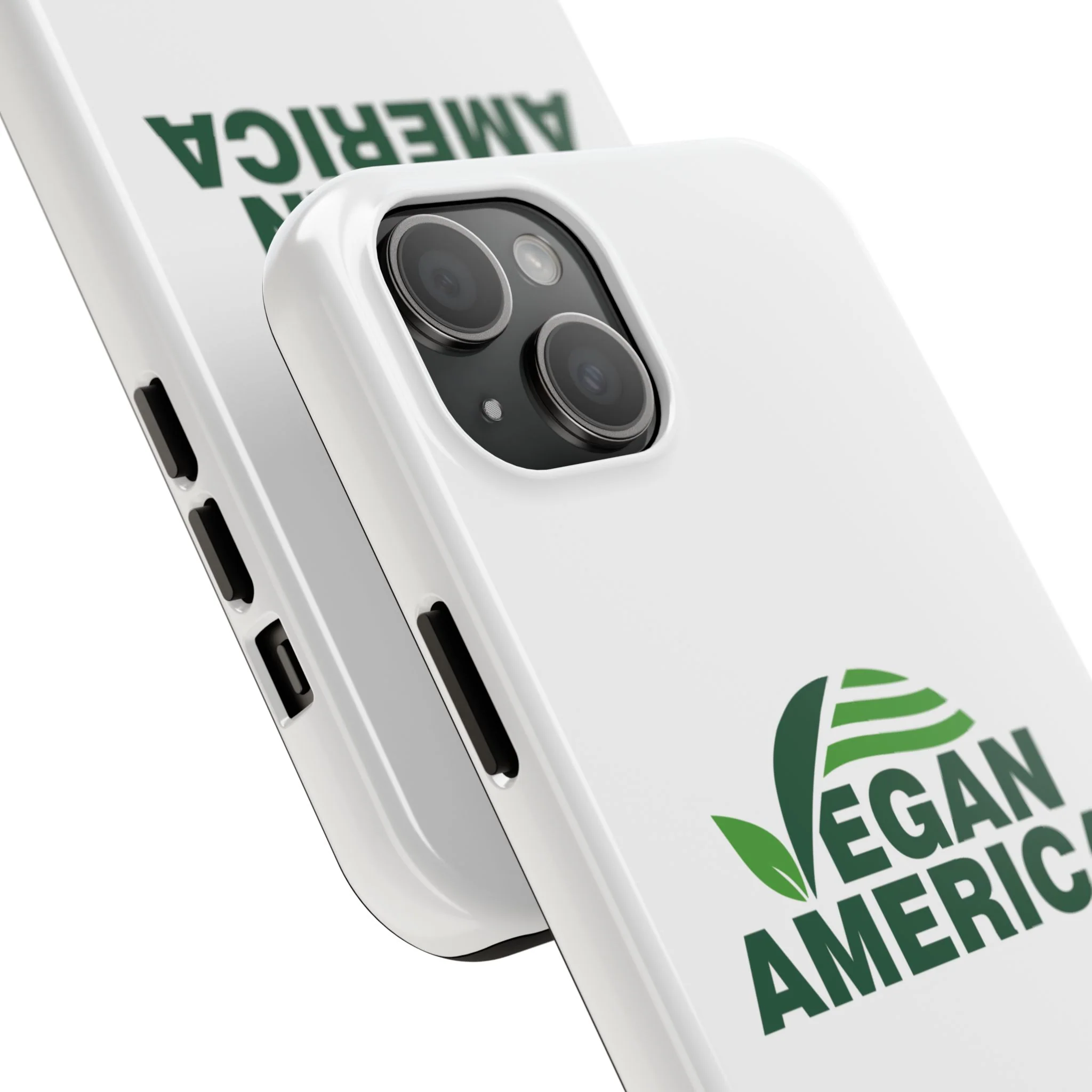 Vegan America Tough Phone Case — Eco-Friendly Plant Logo Protective Cover - Image 76