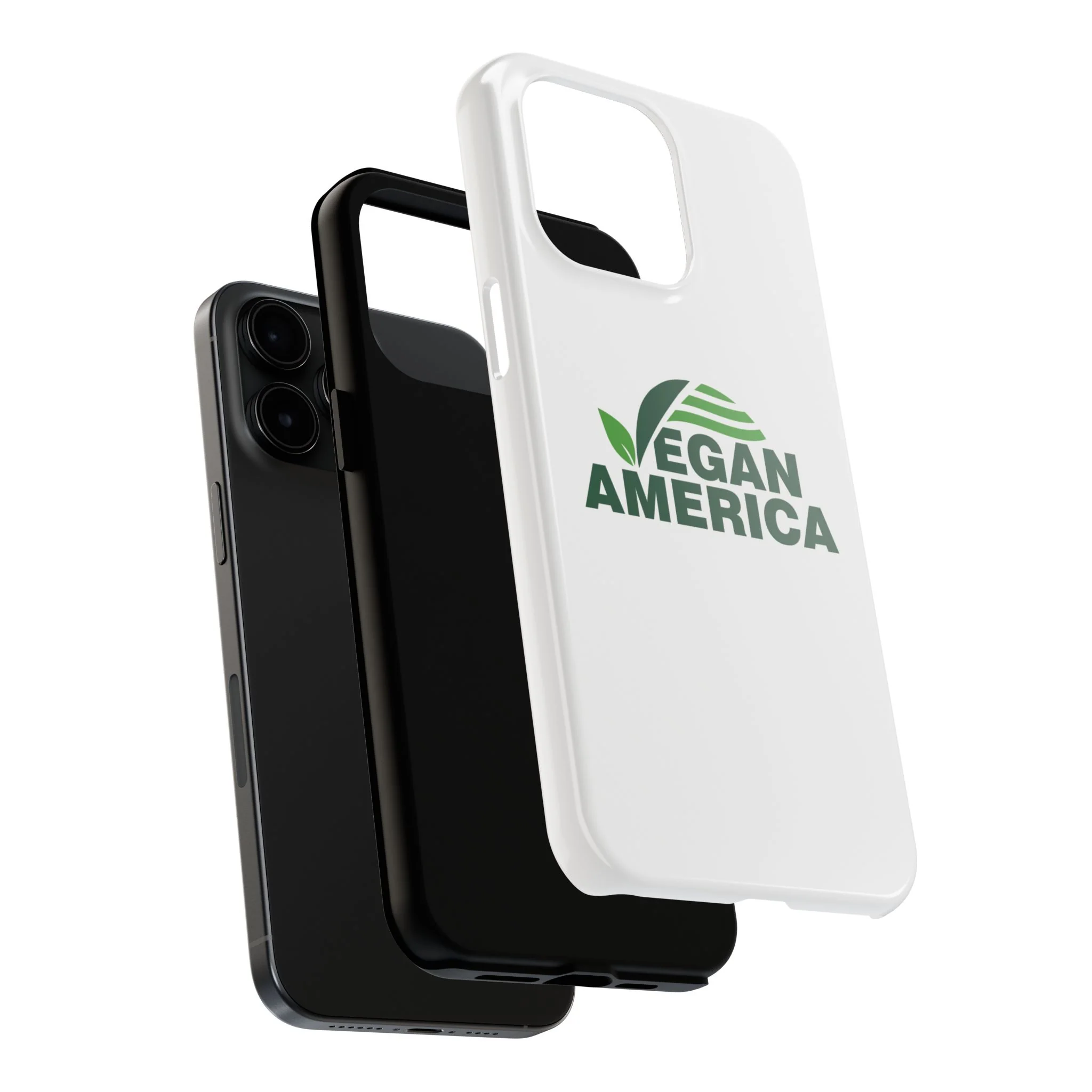 Vegan America Tough Phone Case — Eco-Friendly Plant Logo Protective Cover - Image 81