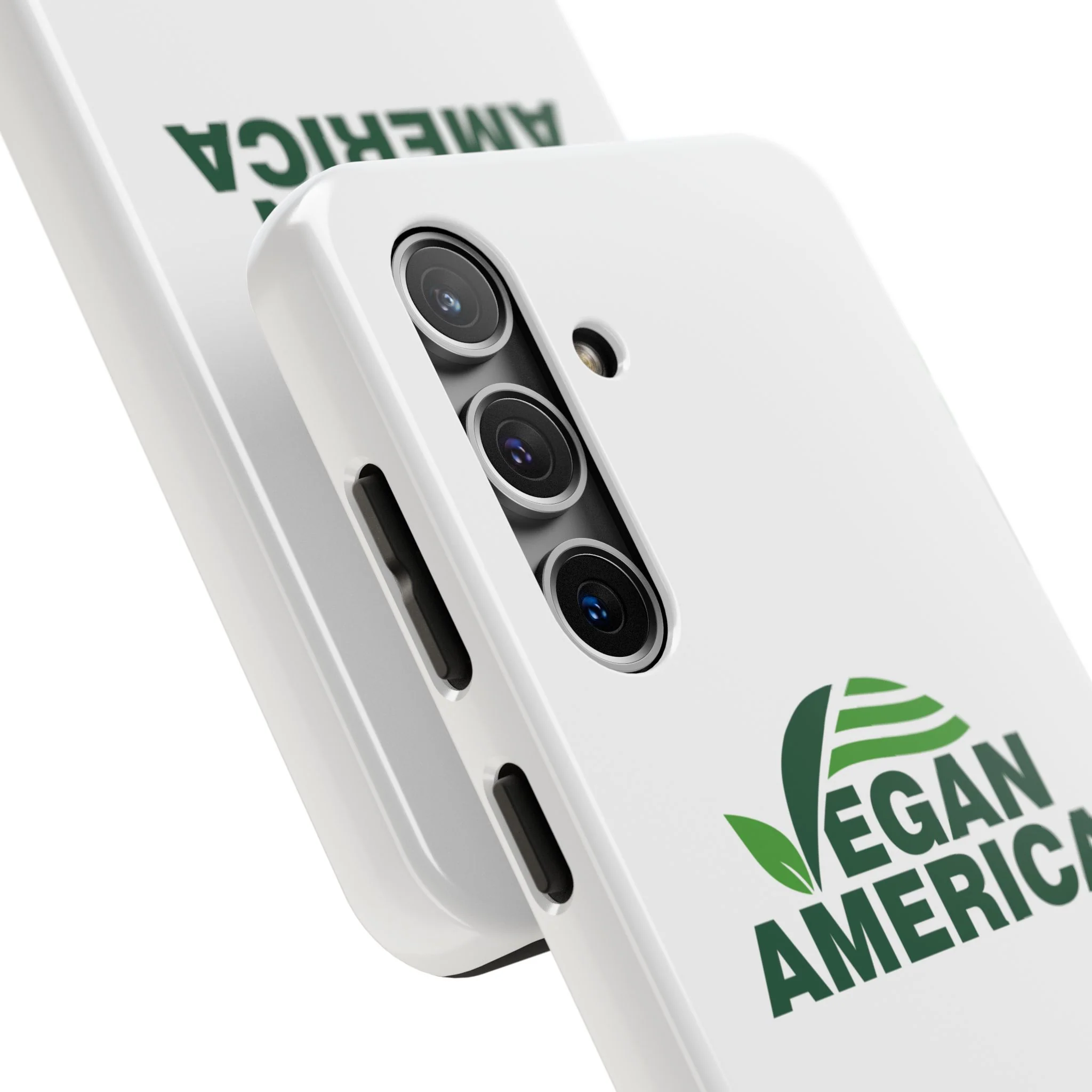 Vegan America Tough Phone Case — Eco-Friendly Plant Logo Protective Cover - Image 82