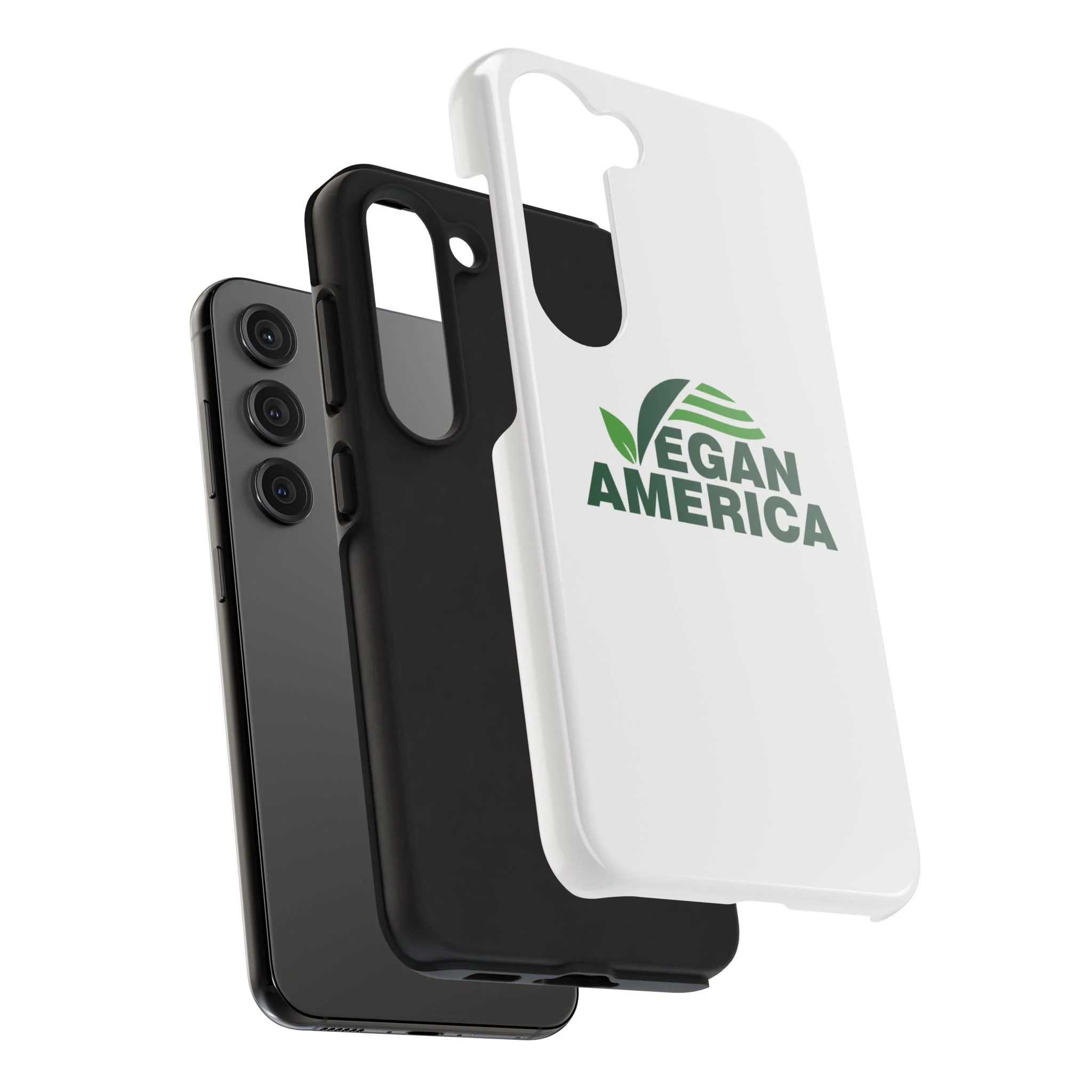 Vegan America Tough Phone Case — Eco-Friendly Plant Logo Protective Cover - Image 87