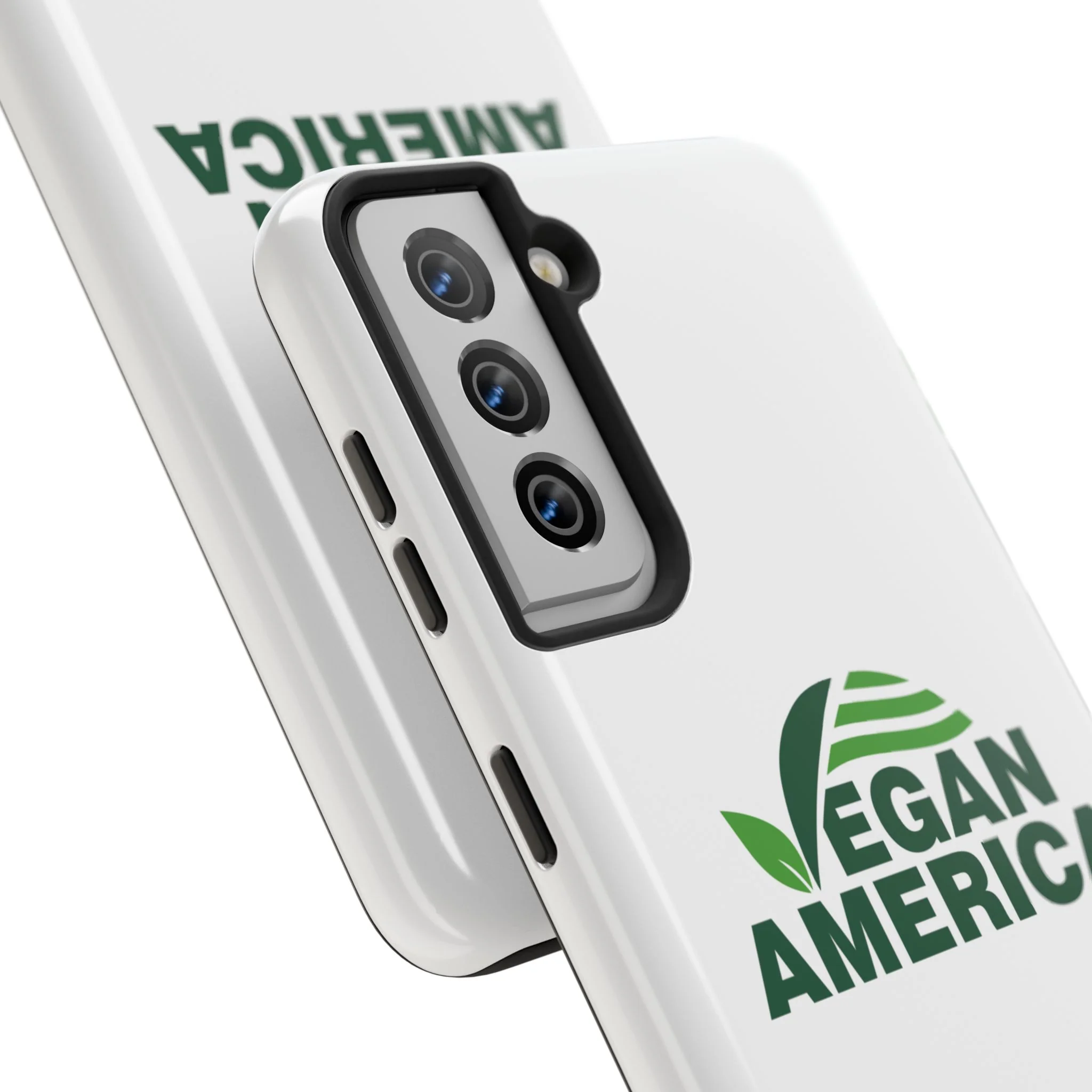 Vegan America Tough Phone Case — Eco-Friendly Plant Logo Protective Cover - Image 91