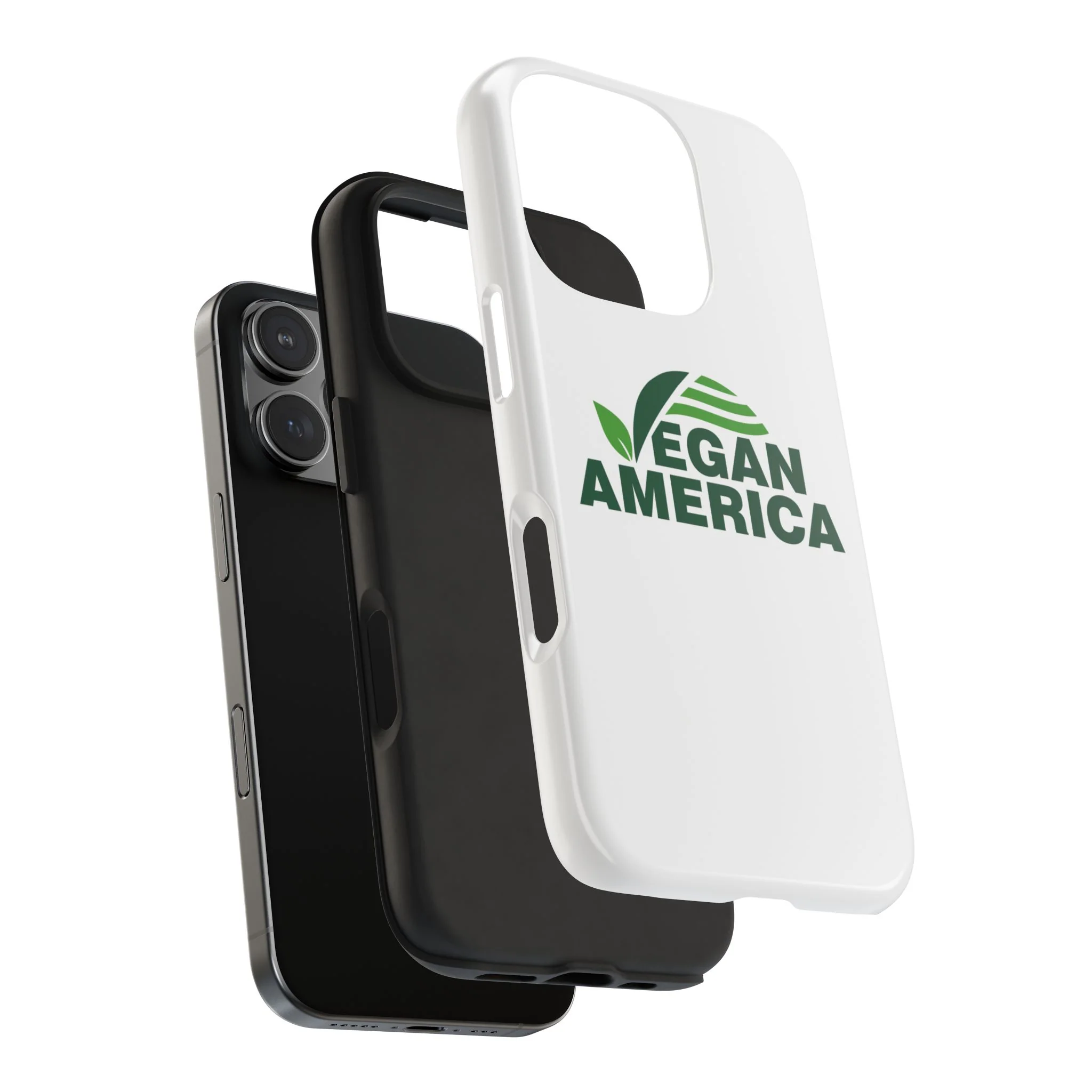 Vegan America Tough Phone Case — Eco-Friendly Plant Logo Protective Cover - Image 95