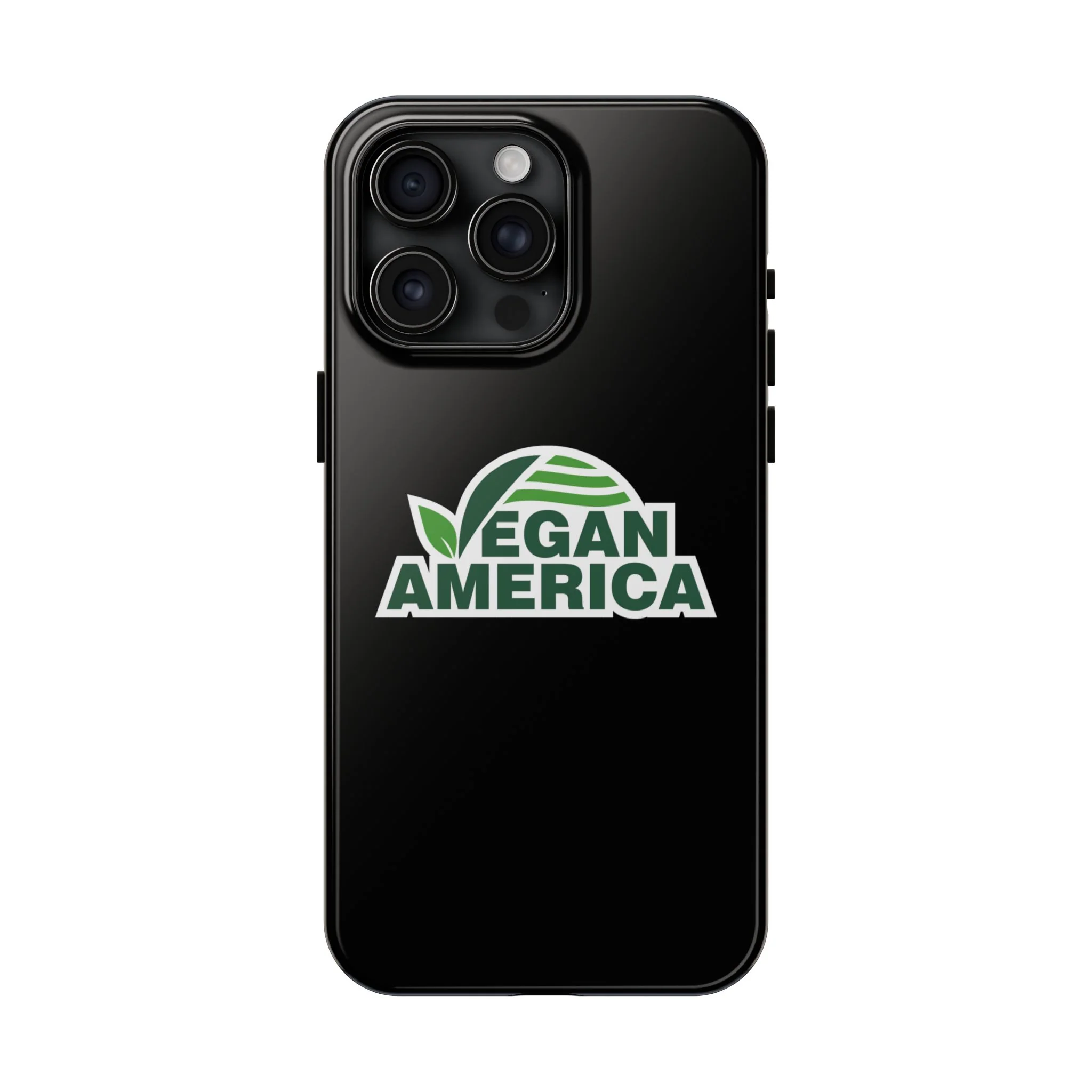 Vegan America Tough Phone Case — Green Leaf Vegan Pride Protective Cover - Image 19
