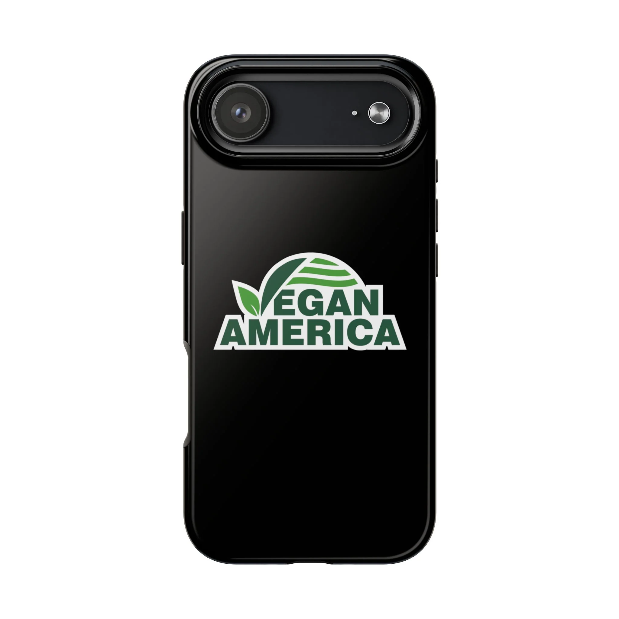 Vegan America Tough Phone Case — Green Leaf Vegan Pride Protective Cover - Image 32