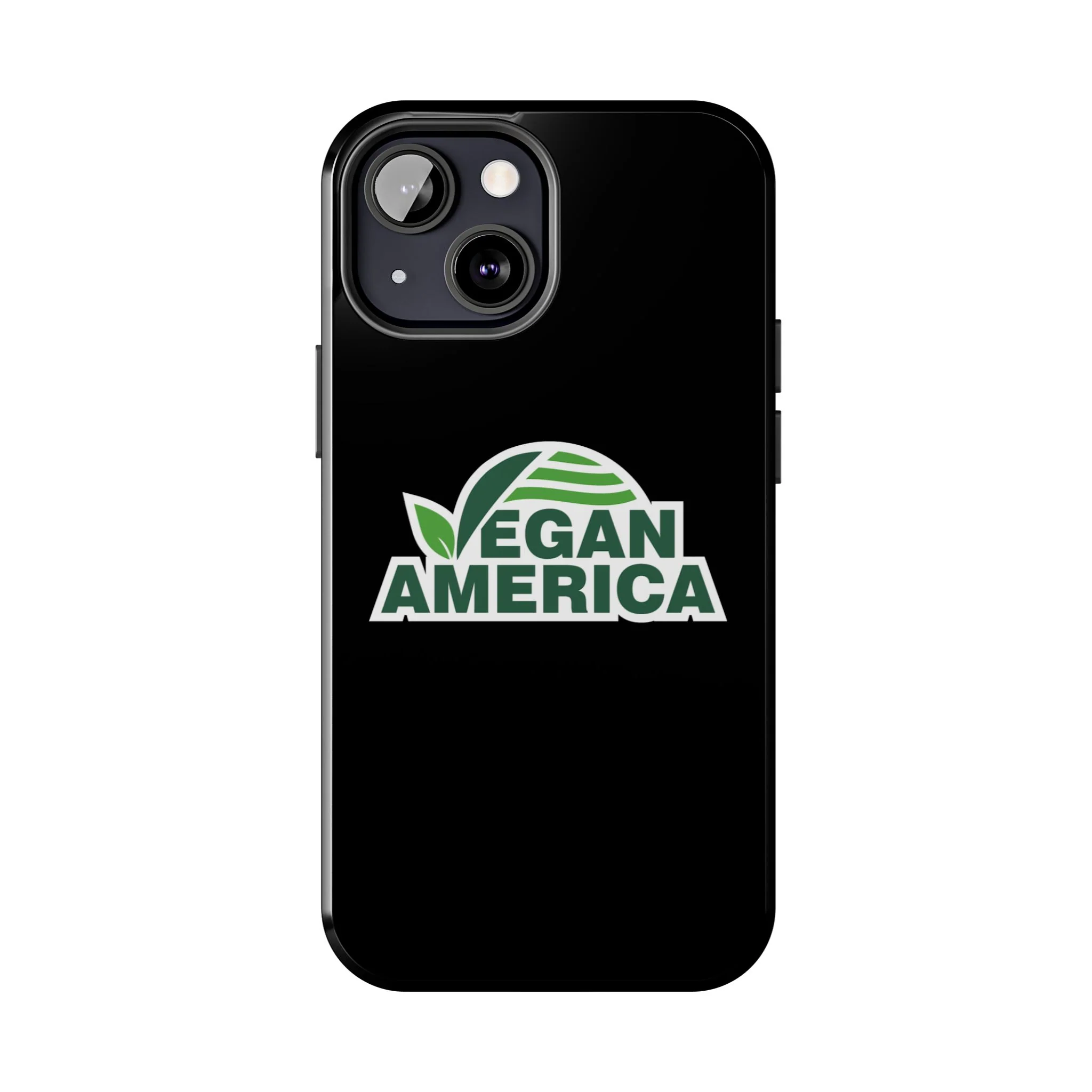 Vegan America Tough Phone Case — Green Leaf Vegan Pride Protective Cover - Image 57
