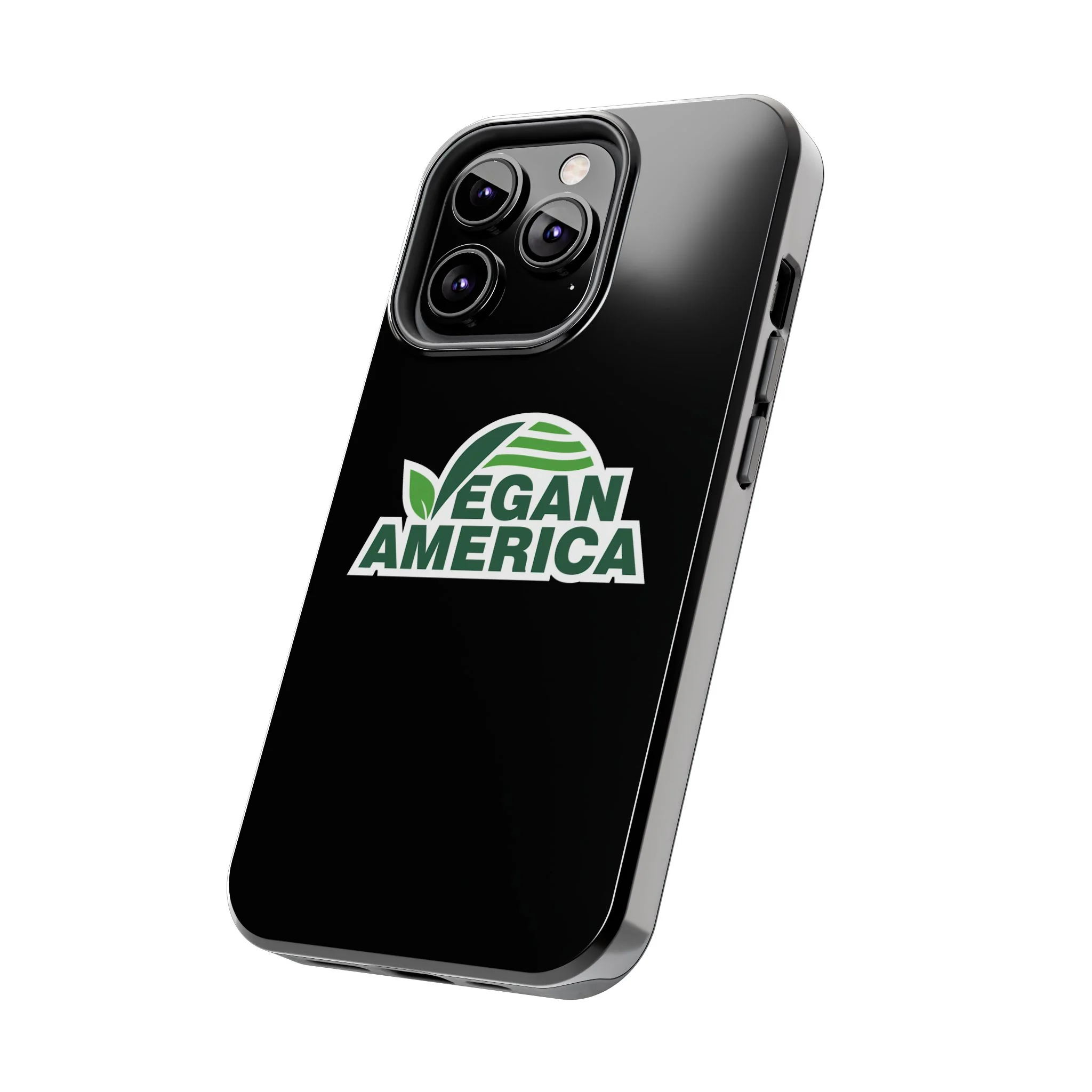 Vegan America Tough Phone Case — Green Leaf Vegan Pride Protective Cover - Image 61