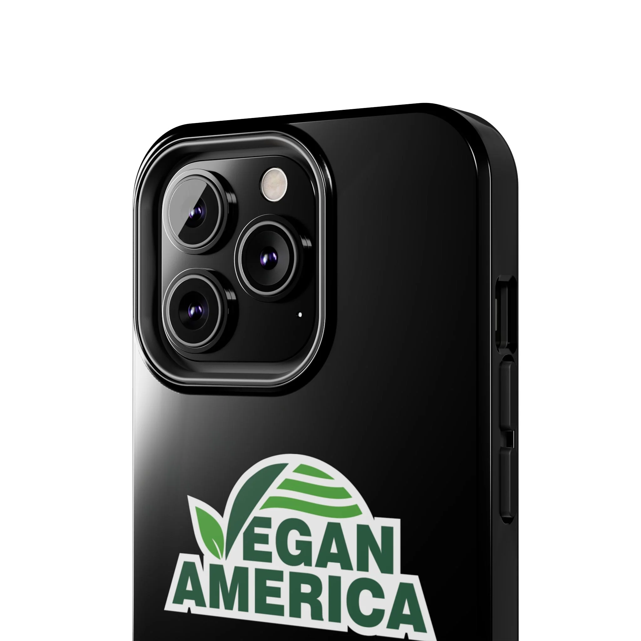 Vegan America Tough Phone Case — Green Leaf Vegan Pride Protective Cover - Image 62